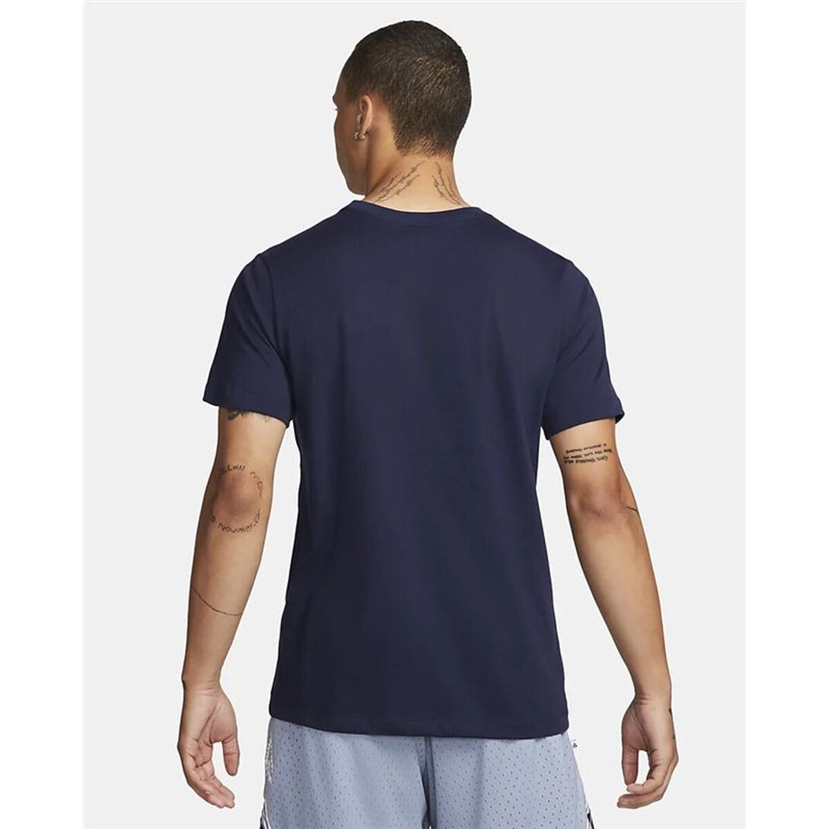 Men’s Short Sleeve T-Shirt Nike Giannis Dark blue-3