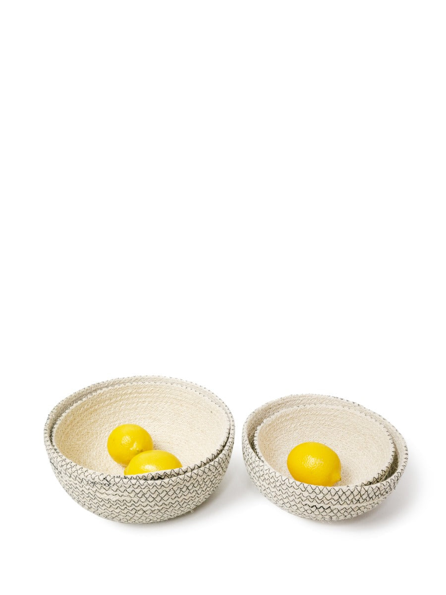 Amari Round Bowl - Black (Set of 4)-4