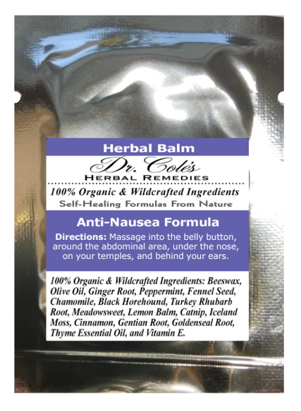05 - Dr. Cole's Organic Anti-Nausea Herbal Balm Sample-0