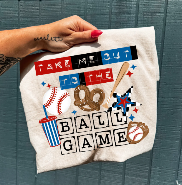Take Me Out to the Ball Game Graphic Tee