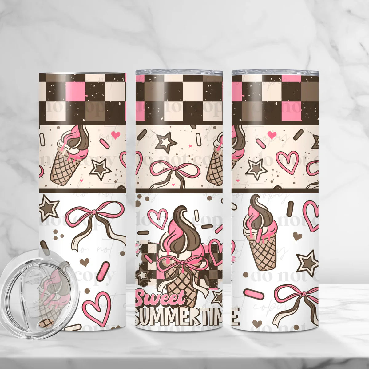 Sweet Summertime 20 oz Skinny Tumbler