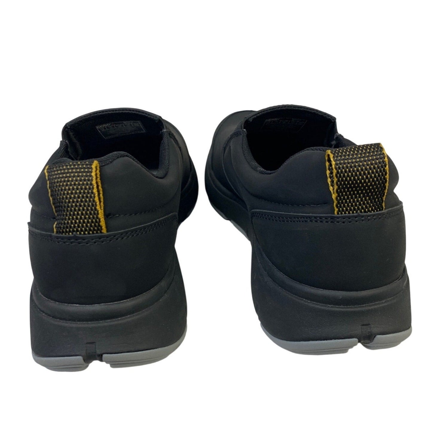 Gerry Mens Size 10.5 Black Faux Leather Slide On Moc II Comfort Sneakers Shoes