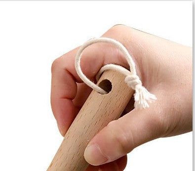 Long Handle Cup Brush Wood Straight Nylon Bottle Scrub Clean Brush Groceries Wood Handle Hook