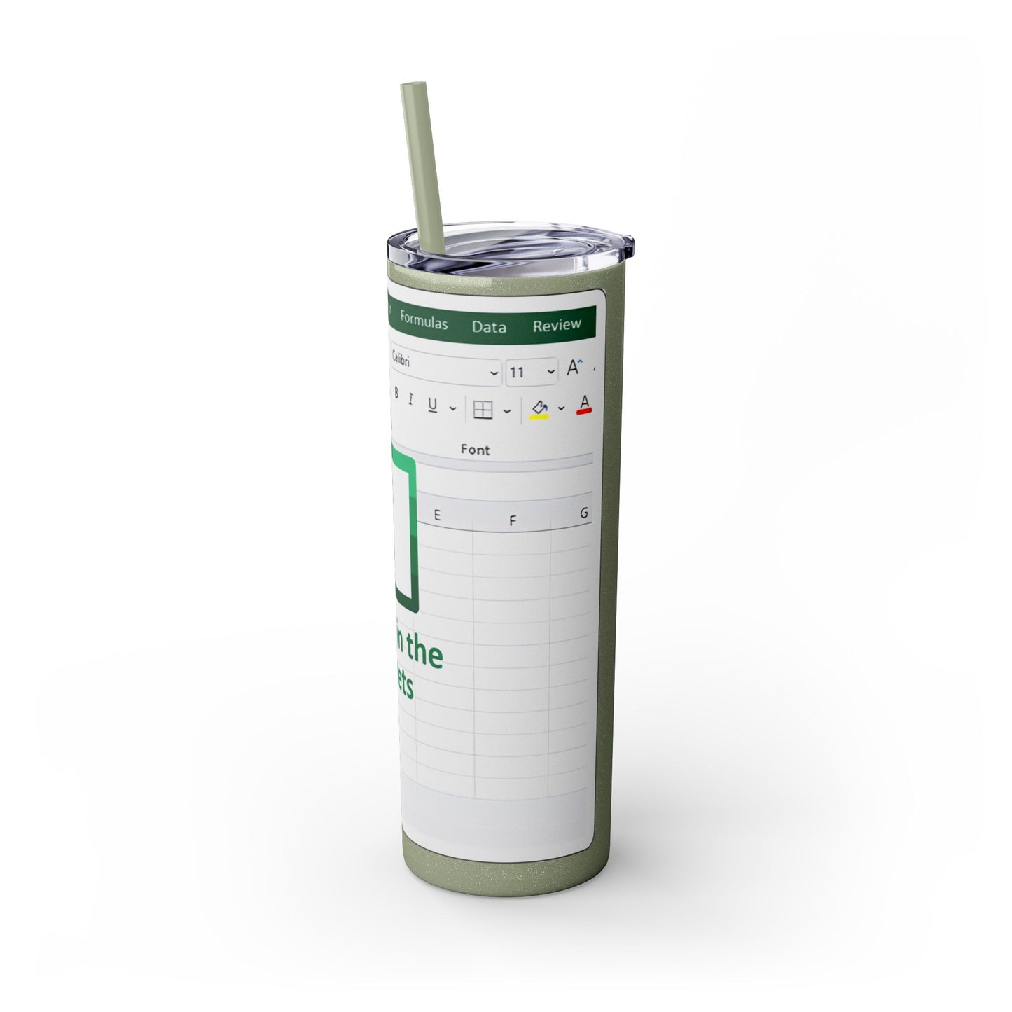 Freak in the Sheets Spreadsheet Themed Tumbler, 20oz Gift for Students, Accountants, Office Humor, Funny Drinkware