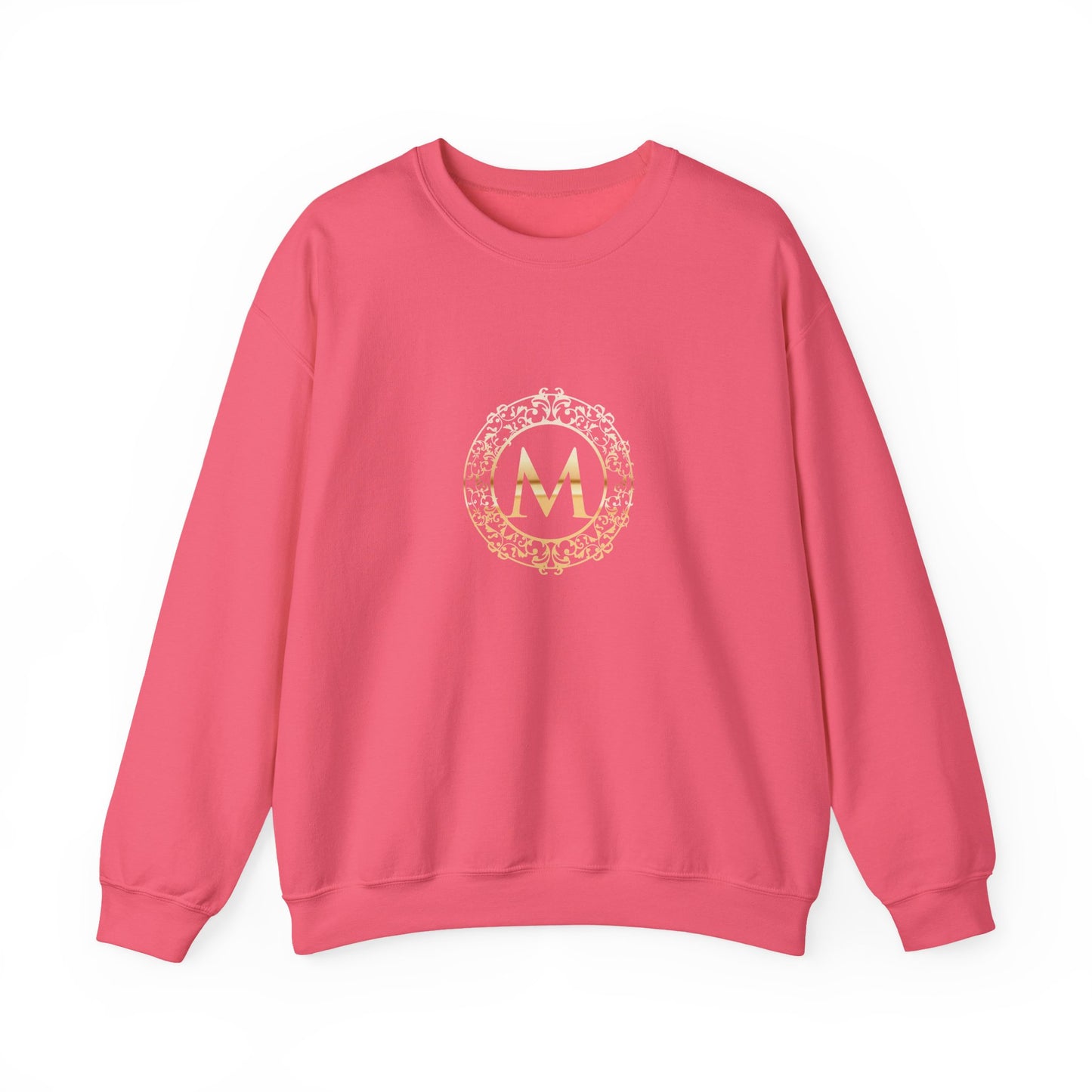 M LOGO - Mia Pruitt Monogrammed Heavy Blend Crewneck Sweatshirt