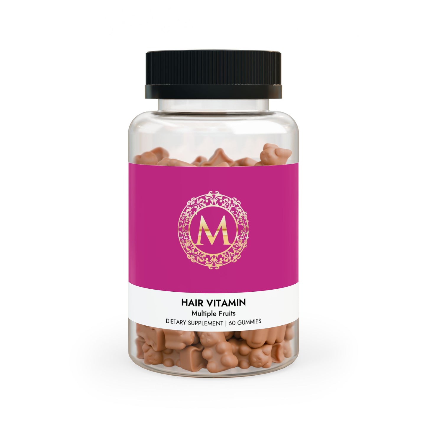 Purple Carrot NON GMO Very Berry Biotin Hair Vitamin Gummies (60 Gummies)