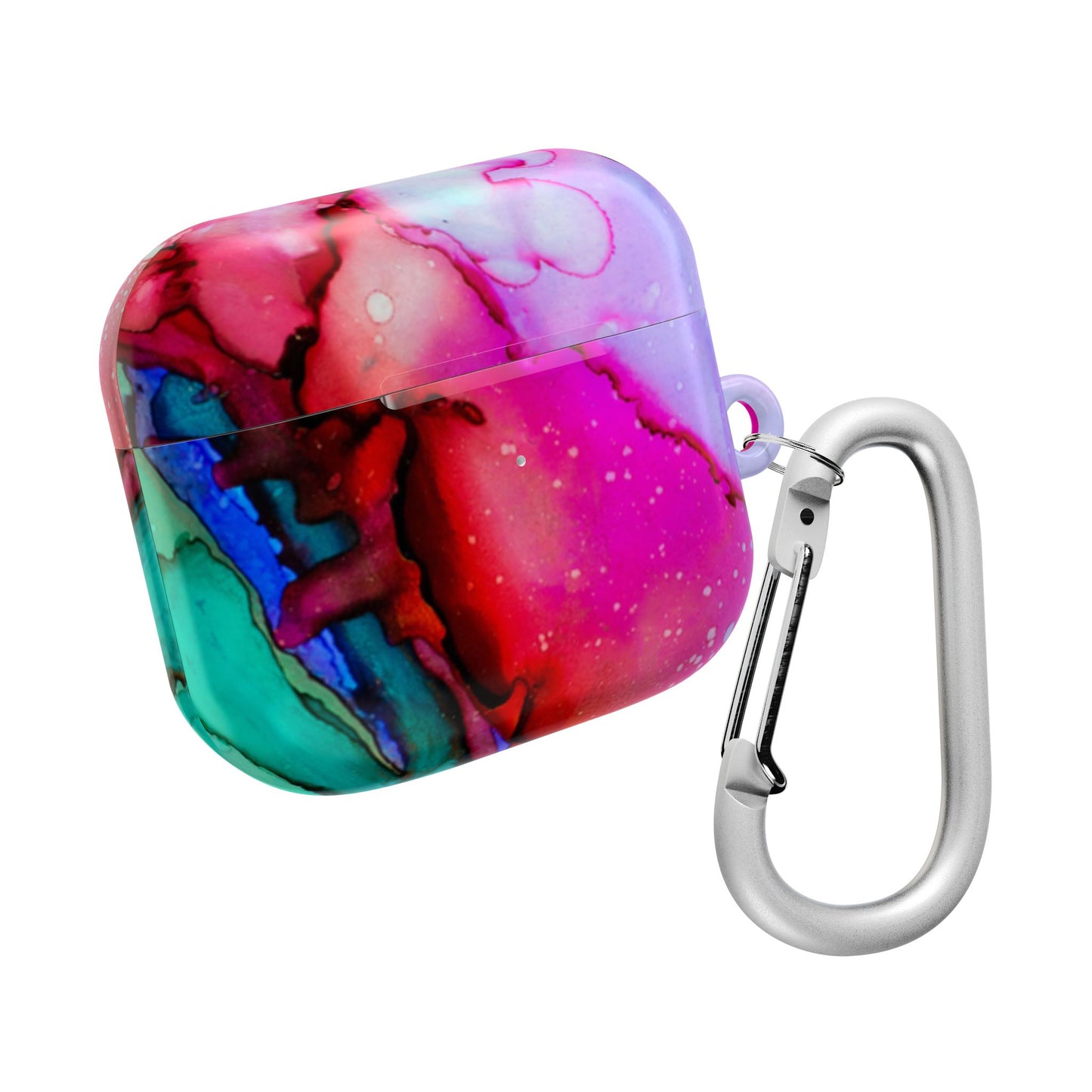 Colorful Marble AirPod Case, Trendy Tech Accessory, Gift for Music Lovers, Unique Earbud Cover for Her, Stylish AirPods Holder