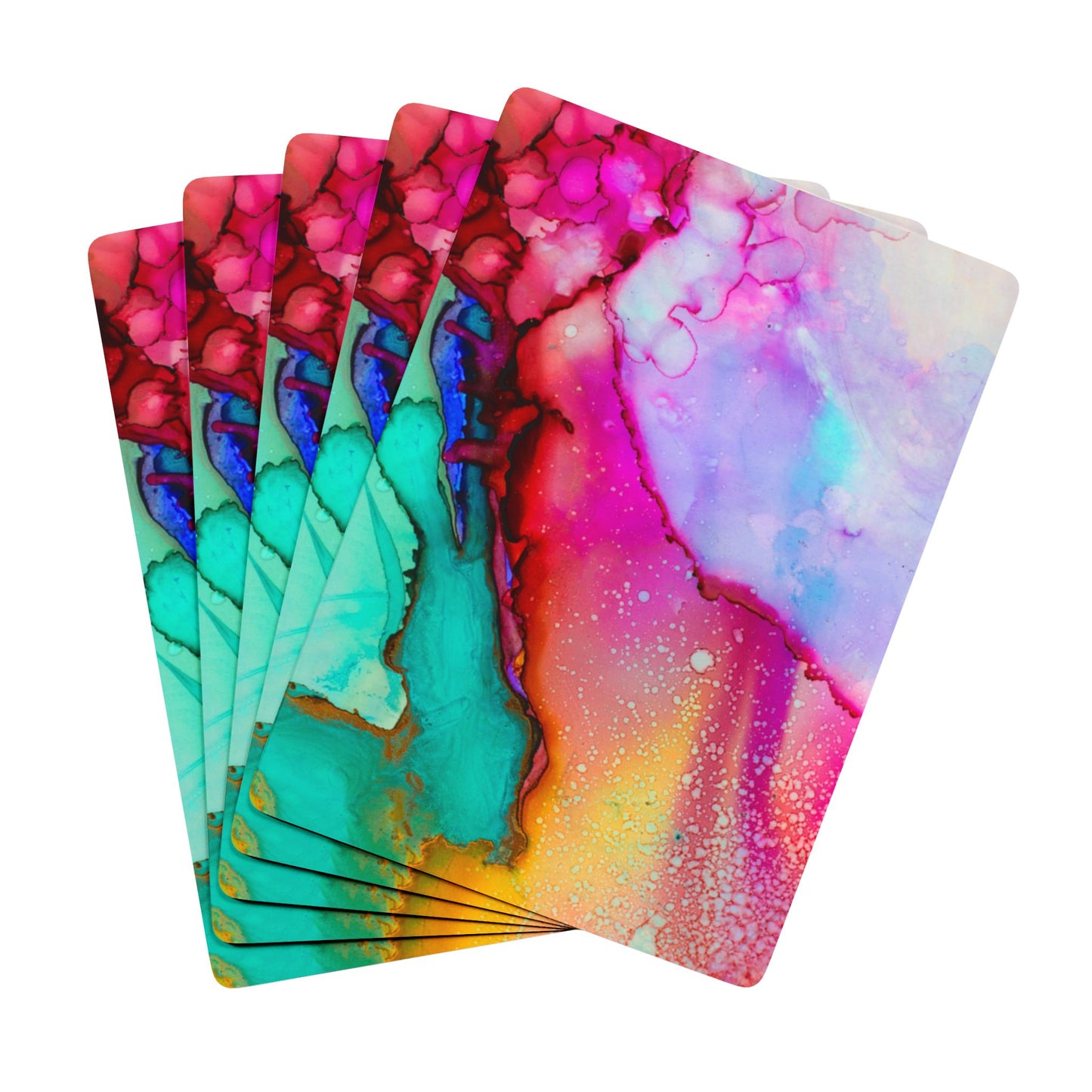 Colorful Poker Playing Cards - Vibrant Deck for Game Nights, Gifts, Collectible Card Games, Fun Family Activities, Holiday Gatherings