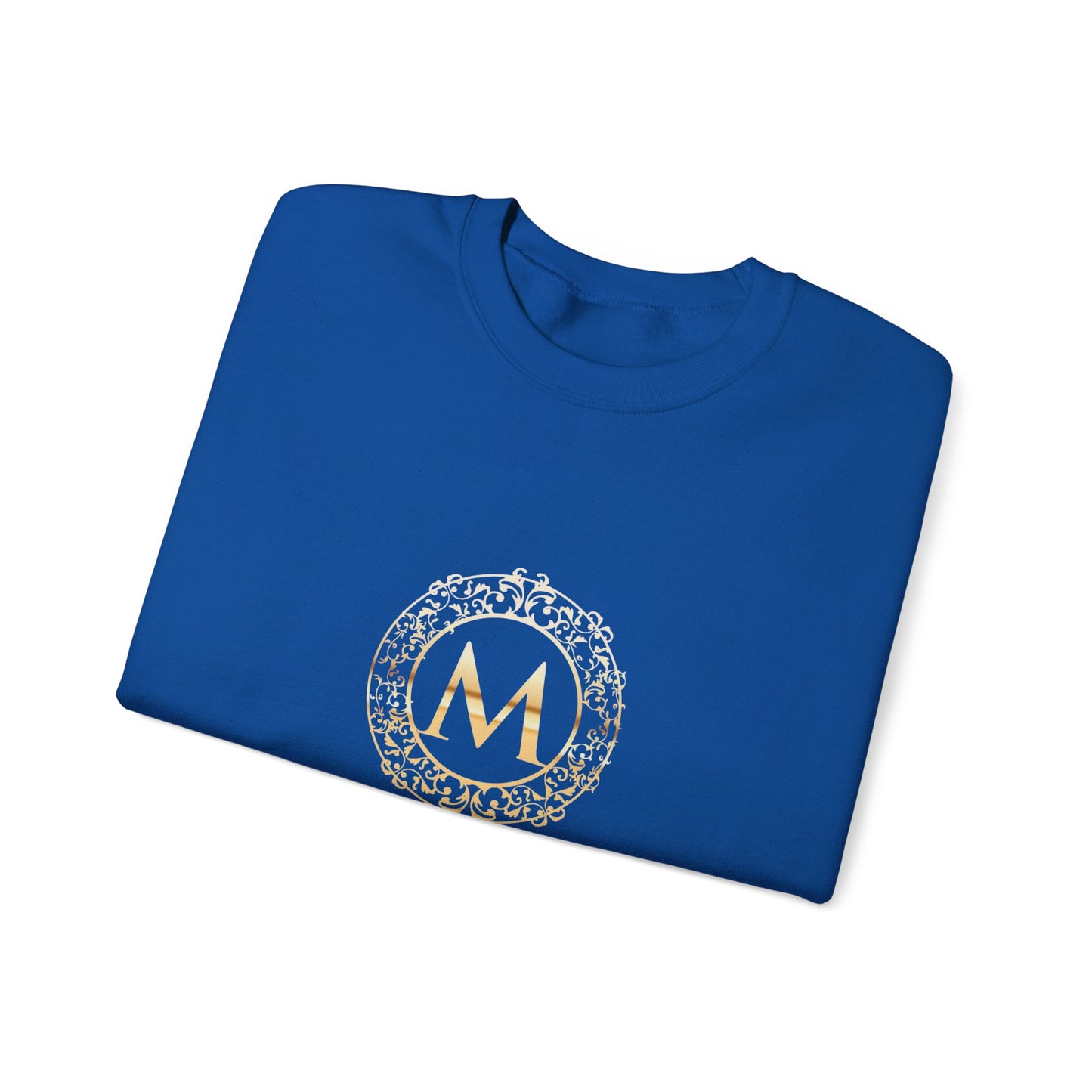 M LOGO - Mia Pruitt Monogrammed Heavy Blend Crewneck Sweatshirt