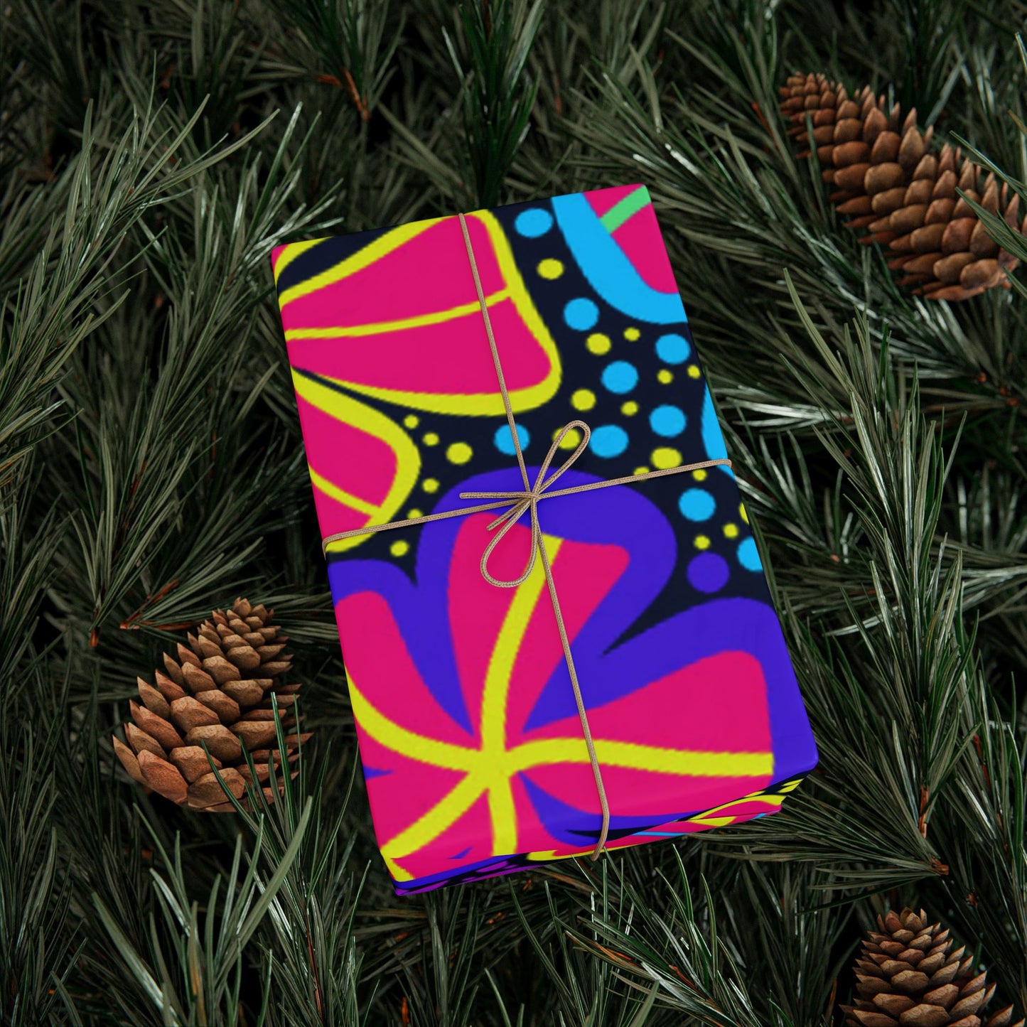 Vibrant Gift Wrapping Papers, Colorful Party Wrap, Floral Print Gift Wrap, Eco-Friendly Wrap, Birthday, Holiday, DIY Crafts