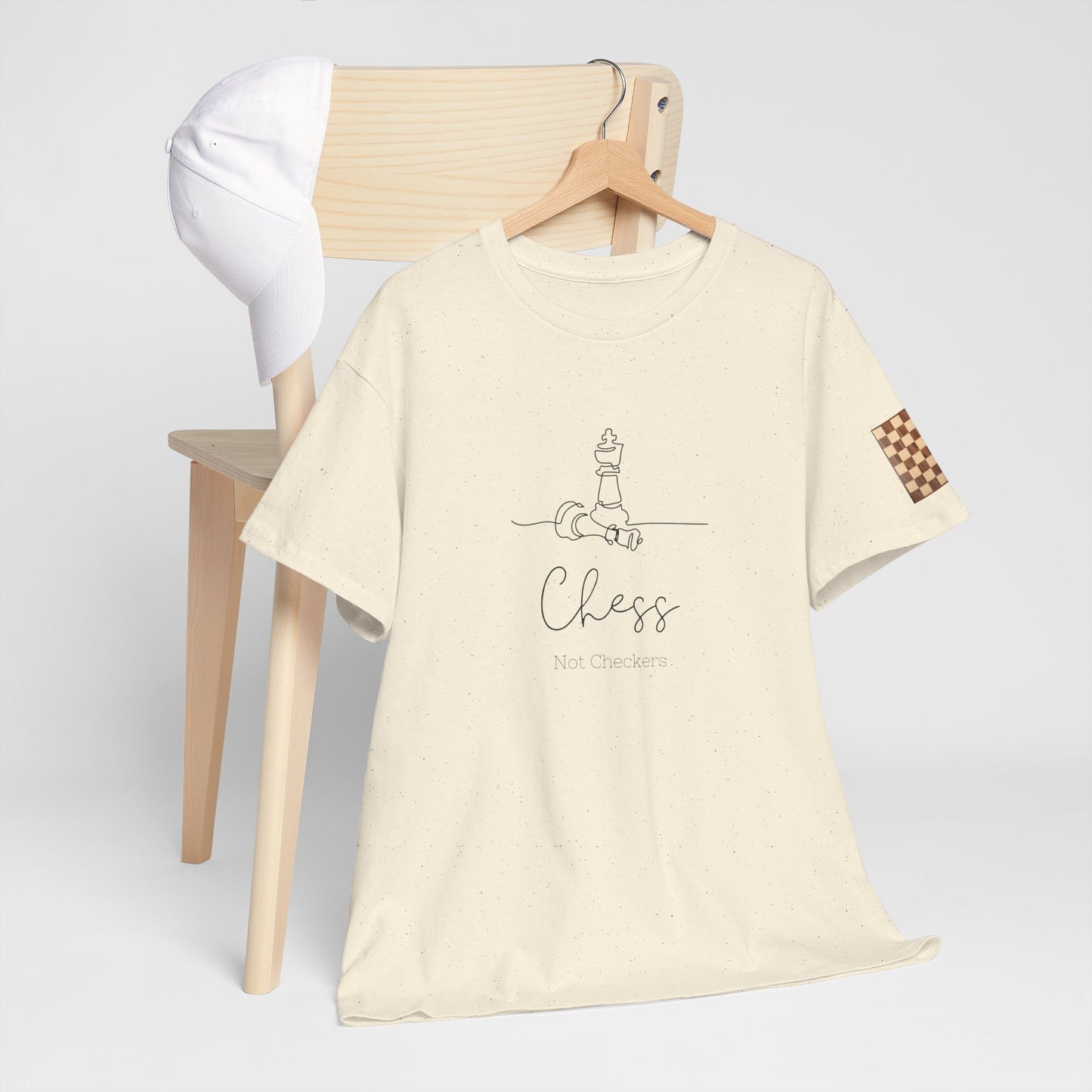 Chess Not Checkers Unisex Tee - Ethically Grown 100% Cotton - GILDAN