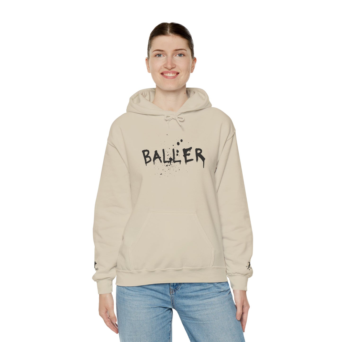 GO PRO Baller Hoodie - Unisex Heavy Blend™ Sweatshirt for Sports Lovers, Gift for Athletes, Streetwear Style, Casual Wear, Birthday Gift