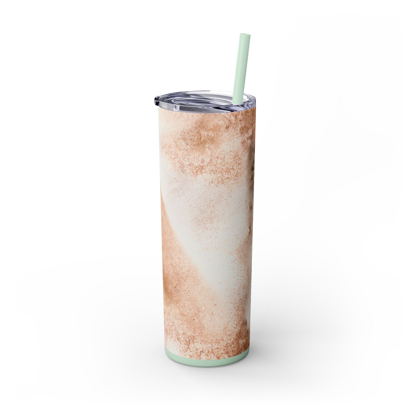 Stylish Marble Skinny Tumbler with Straw, Perfect for Gifts, Home Office, Summer, Mom's Day, Outdoor Adventures, Travel Mug