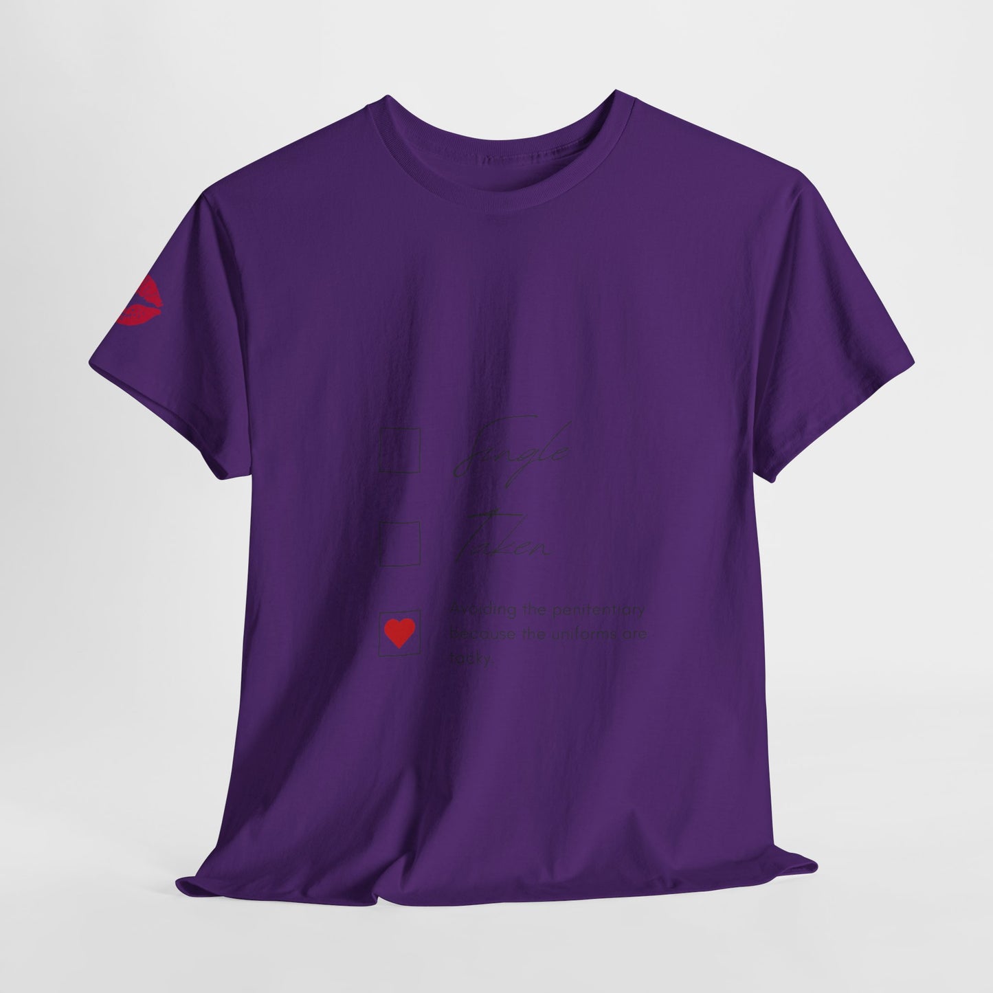 YOU ARE ART - SINGLE, TAKEN... Artistic Unisex Cotton Tee with Heartfelt Prints, Casual Wear, Gift for Artists, Streetwear, Inspirational Fashion
