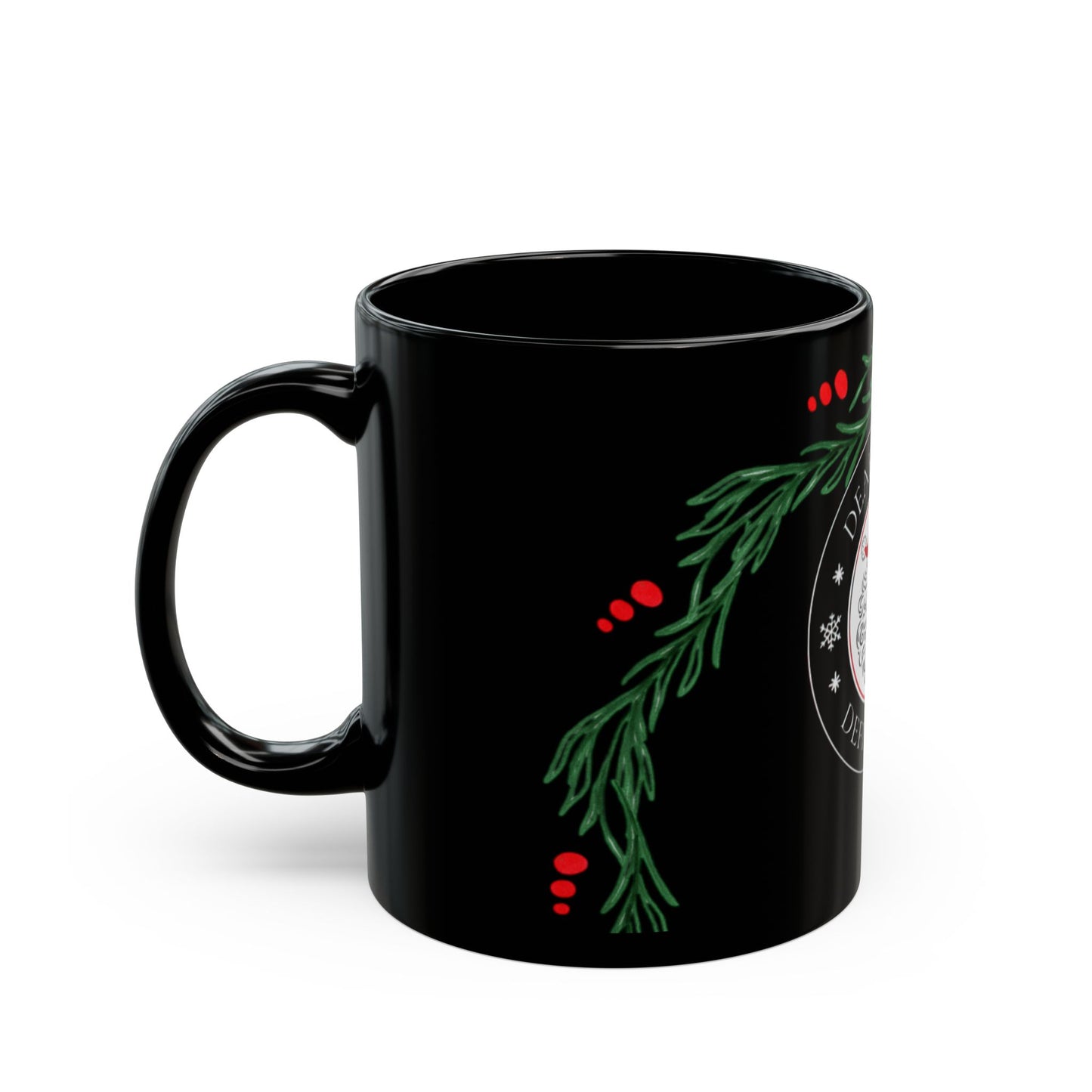 Dear Santa Define Nice Mug - Christmas Coffee Cup, Holiday Gift, Winter Decor, Festive Drinkware, Santa Claus Mug