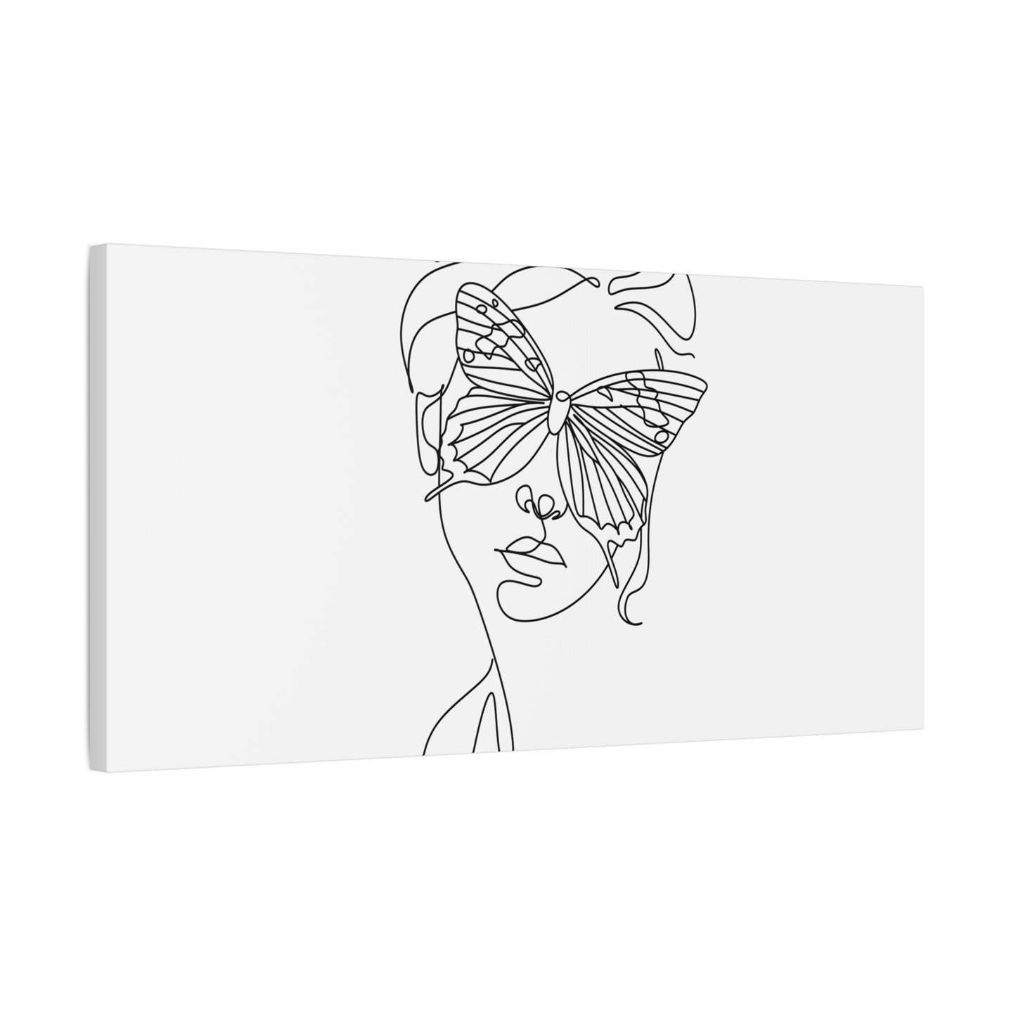 Minimalist Butterfly Canvas Art, Modern Home Decor, Gift for Nature Lovers, Wall Art for Women, Inspirational Wall Art