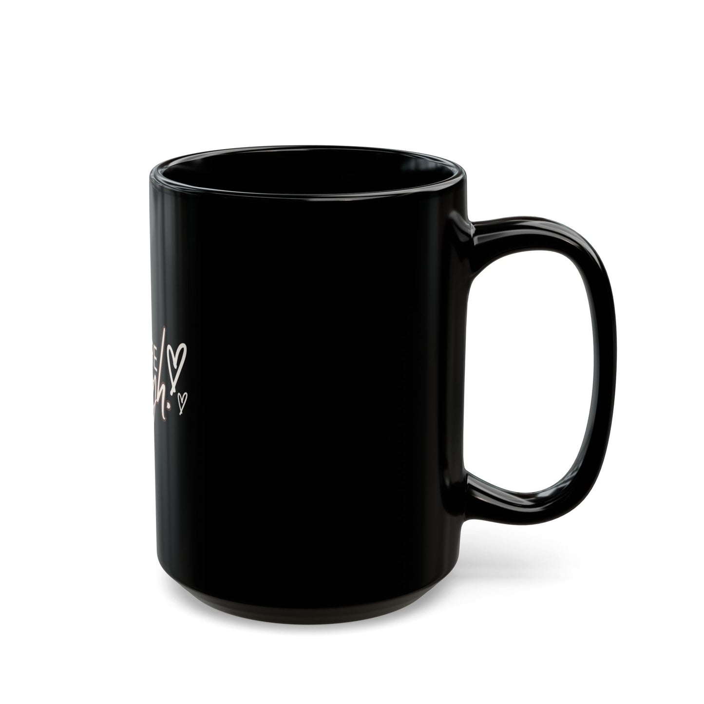Empowering Black Mug - "You Are Enough!" | Perfect Gift for Friends, Motivational Decor, Self-Care, Coffee Lover, Inspirational Mug
