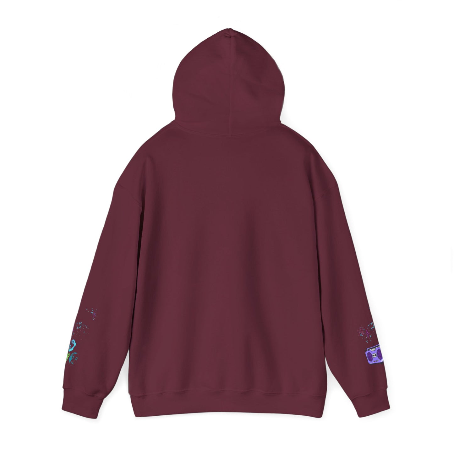 Colorful Dance Hoodie for Creative Spirits, Cozy Unisex Hooded Sweatshirt, Perfect for Parties, Dance Classes, Gifts