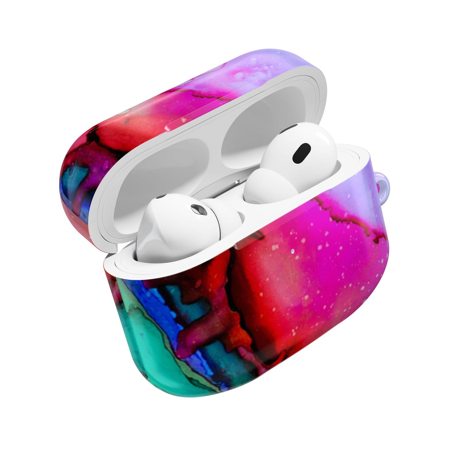 Colorful Marble AirPod Case, Trendy Tech Accessory, Gift for Music Lovers, Unique Earbud Cover for Her, Stylish AirPods Holder