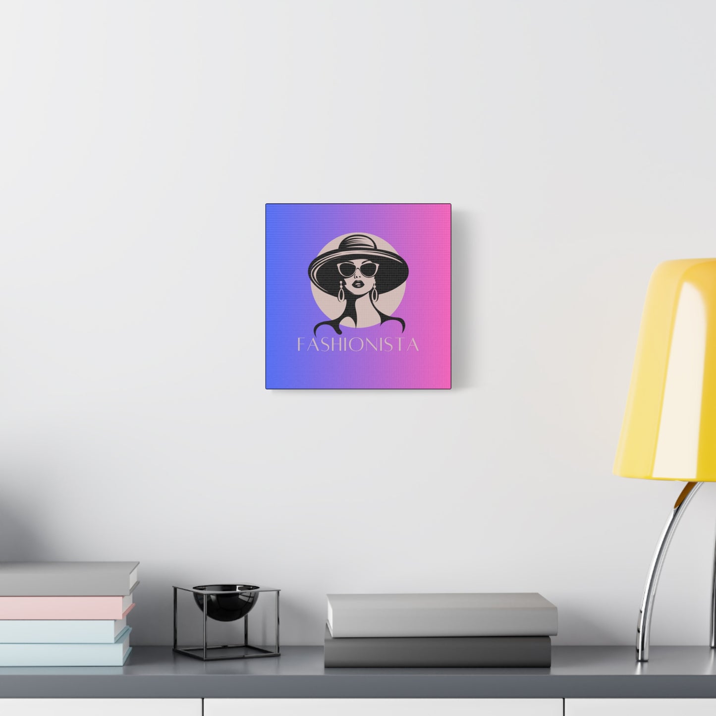 Fashionista Matte Canvas Wall Art, chic home decor, stylish gift for fashion lovers, wall decor, modern art piece, unique artwork