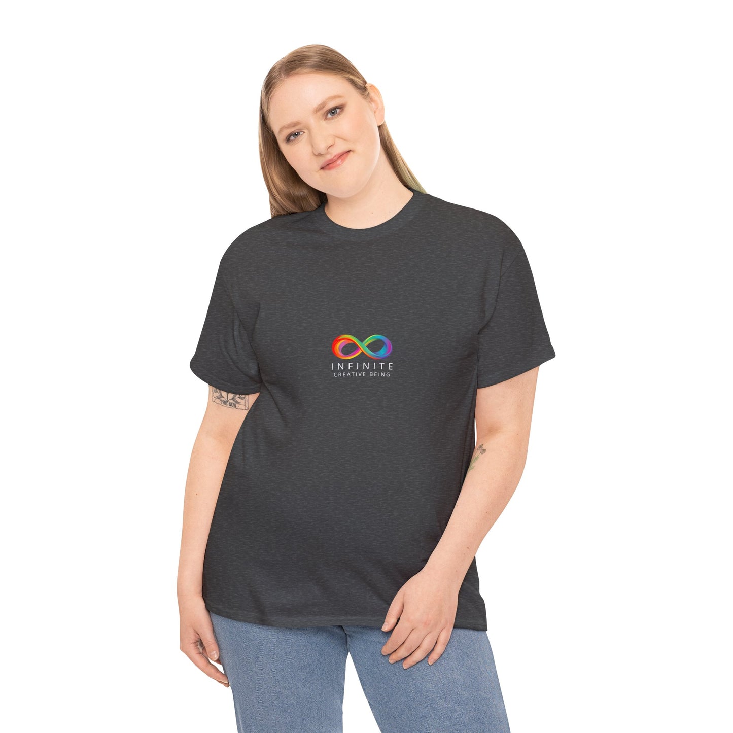 Colorful Infinite Creative Being Unisex Tee, Inclusive Fashion, Everyday Casual Wear, Gift for Friends