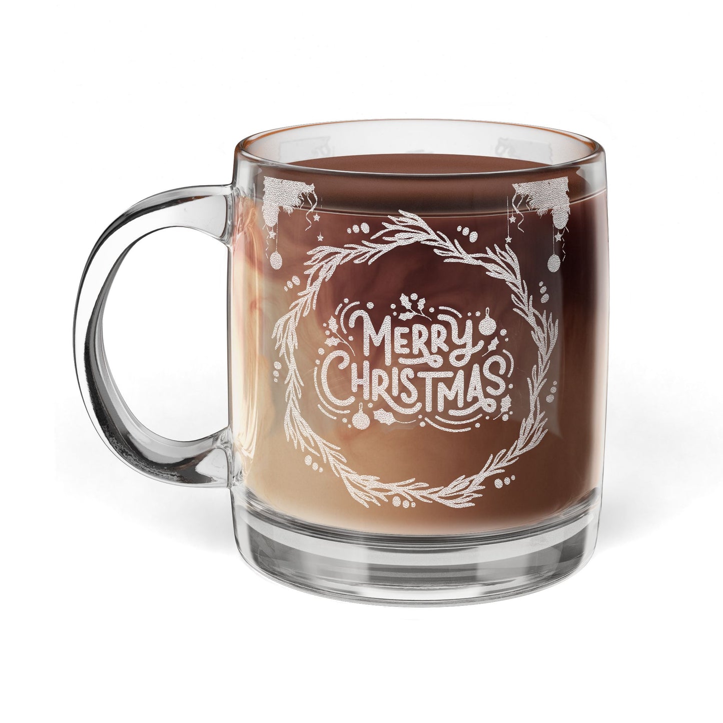 Engraved Holiday Coffee Mug, Personalized Gift, Customized Drinkware, Perfect for Christmas, Unique Gift Idea, Festive Kitchen Decor