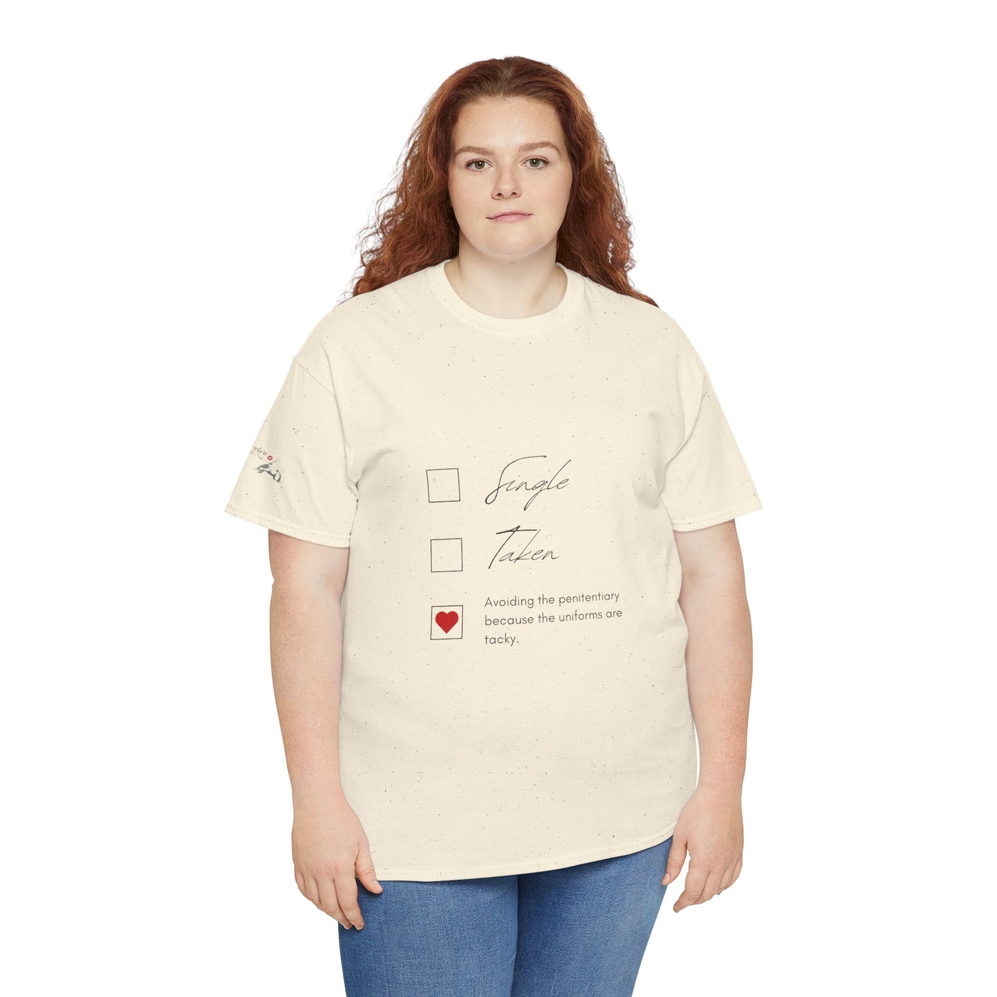 Single Taken Avoiding the Pen Play Where It's Safe T-Shirt Unisex Heavy 100% Cotton Tee