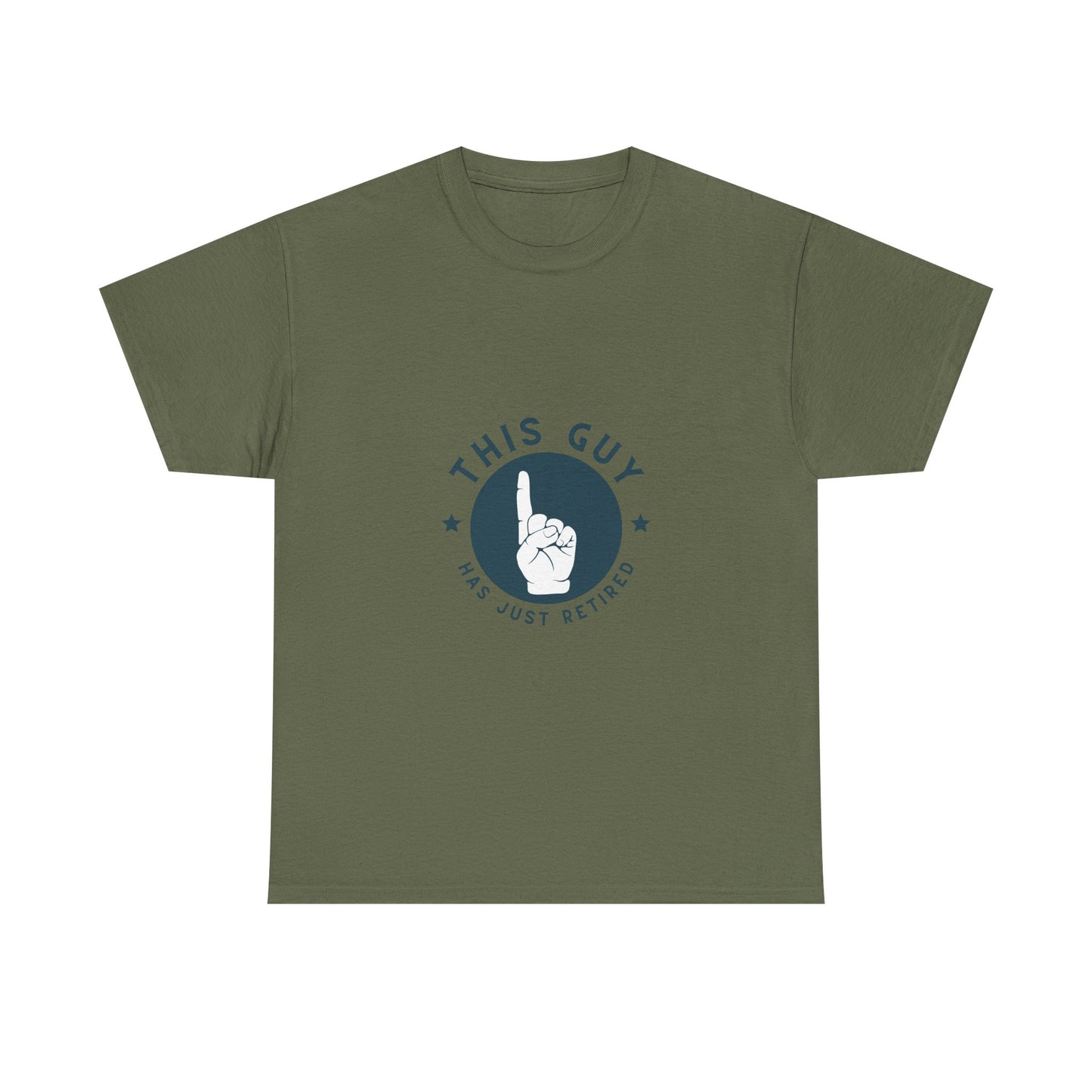 This Guy Has Just Retired Retirement Celebration Unisex Heavy Cotton Tee | Funny Gift for Retirees, Casual Wear, Retirement Party, Humor Shirt, Comfy Gift Idea