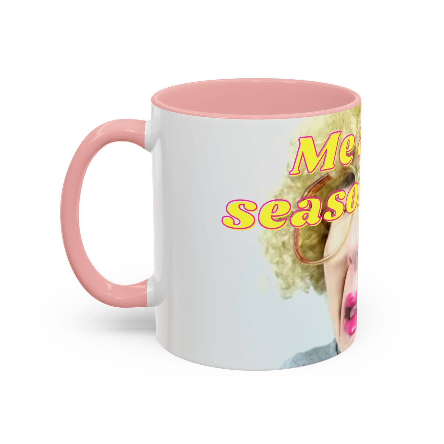 Humorous Accent Coffee Mug, "Me at the season finale", Funny Gift for TV Lovers, Comedy Merchandise, Unique Birthday Present, Fun Housewarming Mug