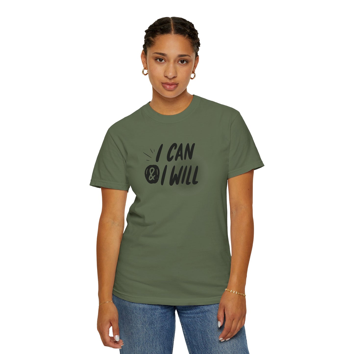 Motivational T-Shirt - Unisex Garment-Dyed Tee, Inspiring Quote, Gift for Friends, Workout Gear, Positive Affirmation Apparel