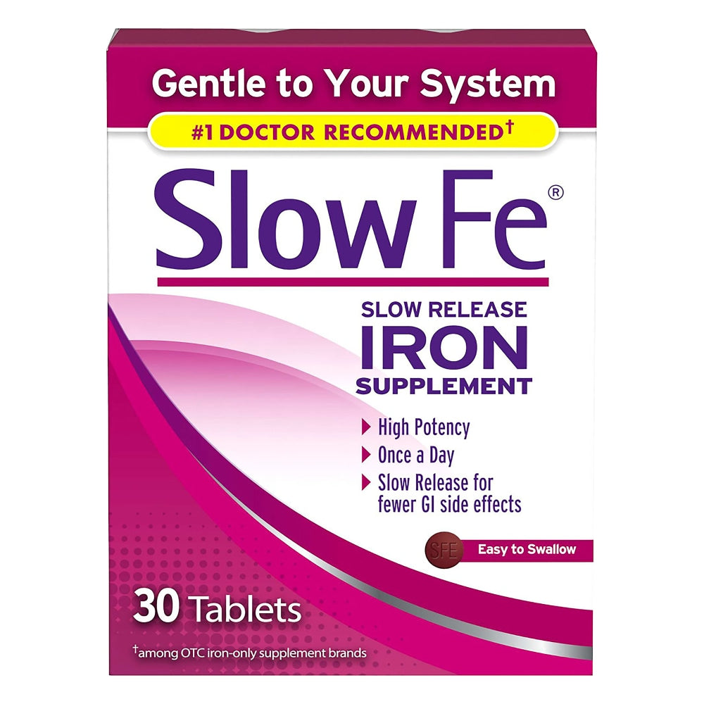 Slow Fe Slow Release Iron Supplement 45Mg Tablets 30Ct