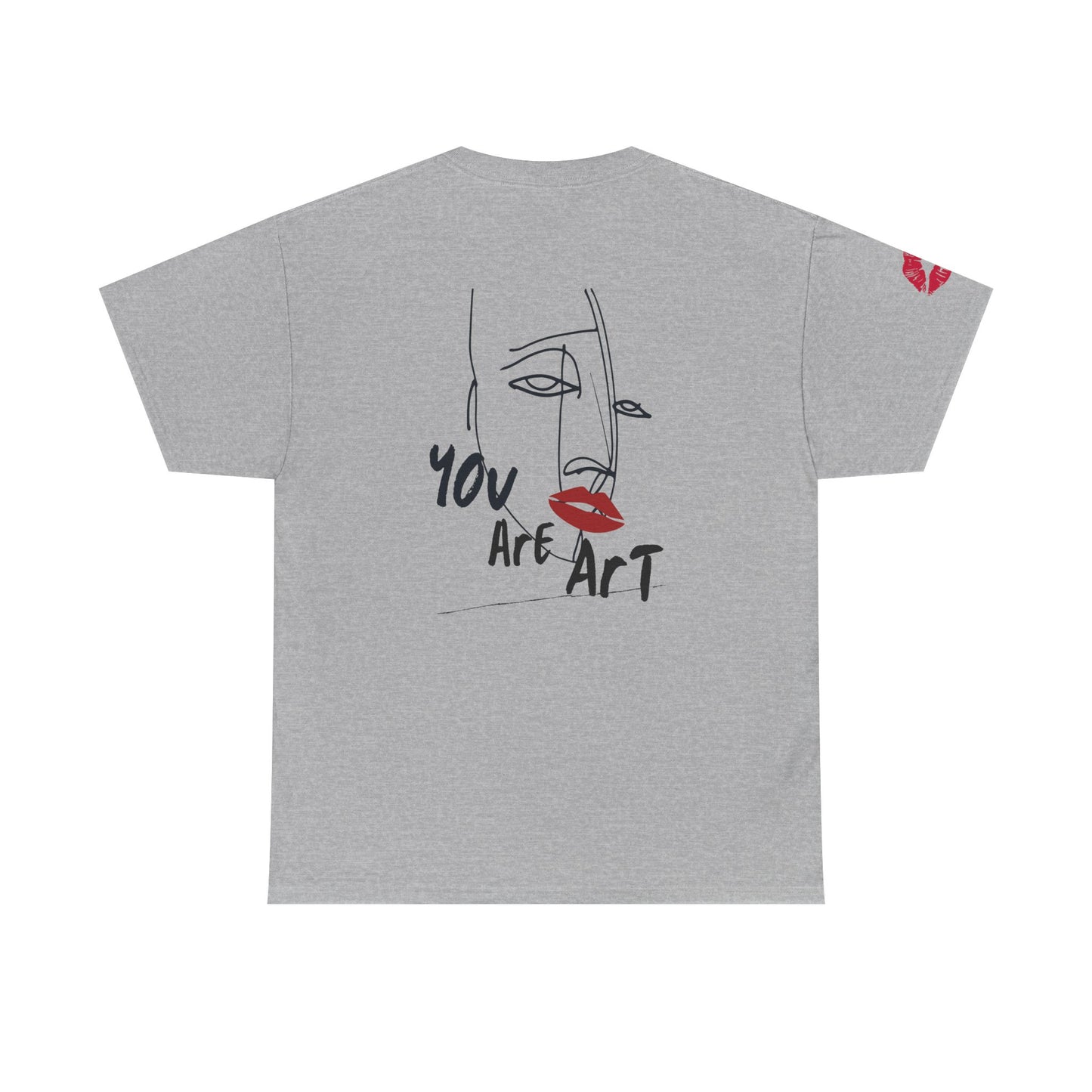 YOU ARE ART - SINGLE, TAKEN... Artistic Unisex Cotton Tee with Heartfelt Prints, Casual Wear, Gift for Artists, Streetwear, Inspirational Fashion