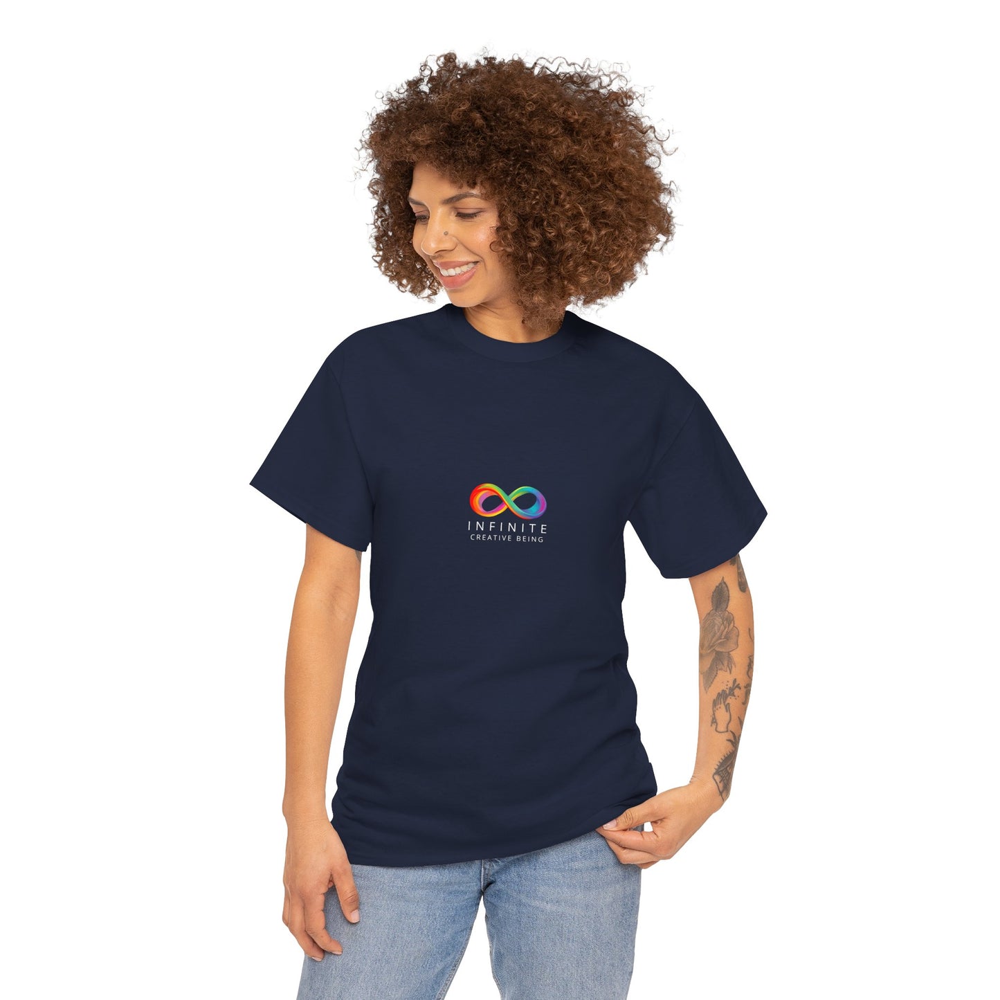 Colorful Infinite Creative Being Unisex Tee, Inclusive Fashion, Everyday Casual Wear, Gift for Friends