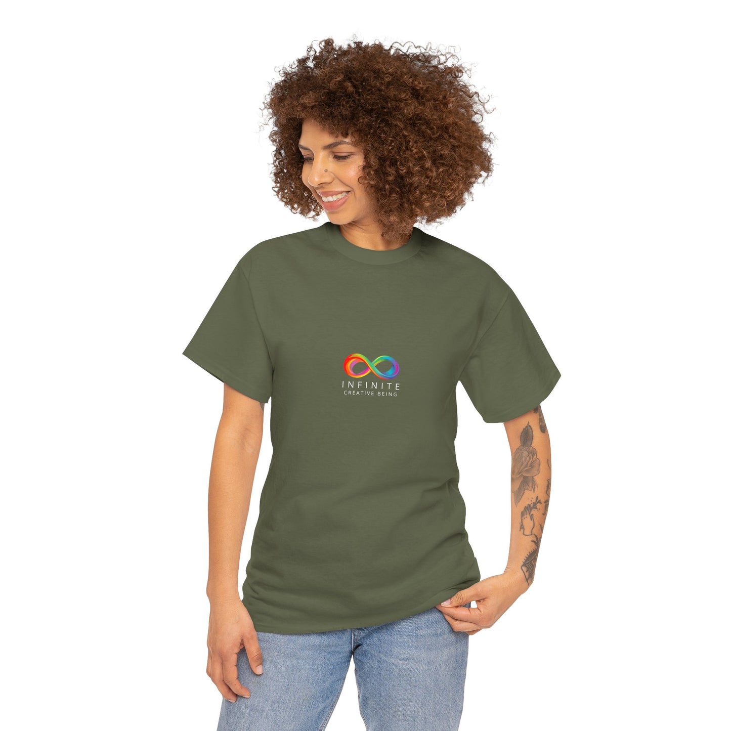 Colorful Infinite Creative Being Unisex Tee, Inclusive Fashion, Everyday Casual Wear, Gift for Friends