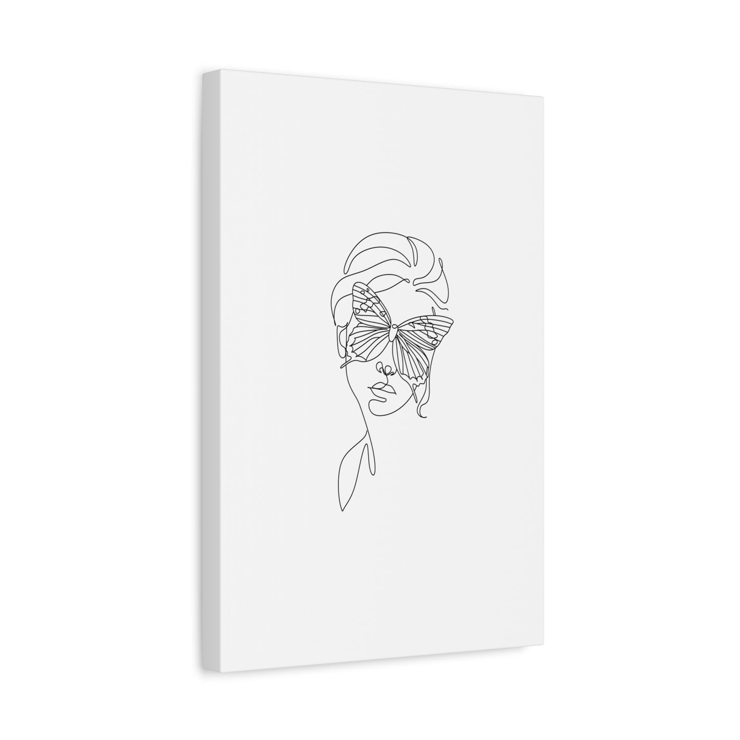 Minimalist Butterfly Canvas Art, Modern Home Decor, Gift for Nature Lovers, Wall Art for Women, Inspirational Wall Art