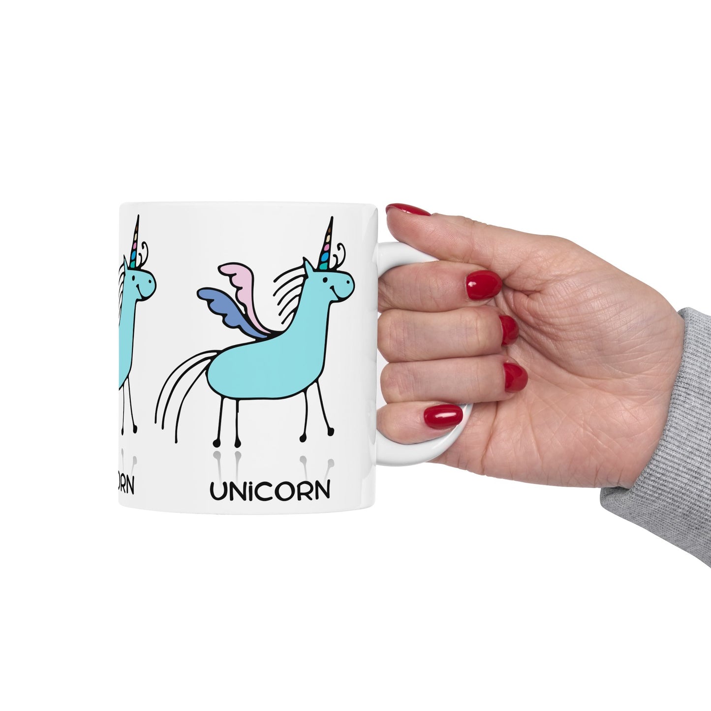 Whimsical Unicorn Ceramic Mug | Cute Gift for Kids and Unicorn Lovers | Perfect for Birthdays, Holidays, and Everyday