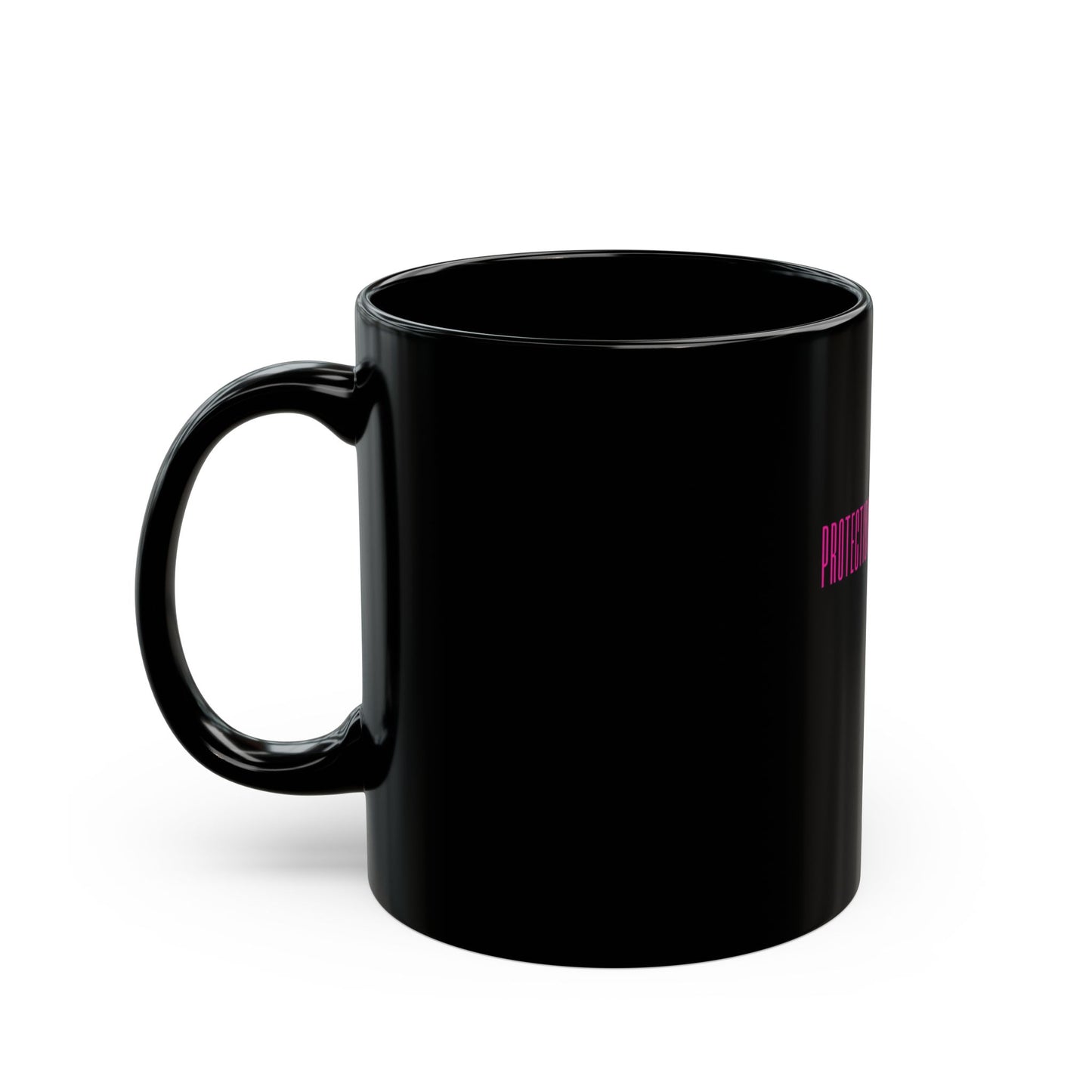 Faith-Inspired Black Coffee Mug, Christian Gift, Psalm 91, Protection Mug, Inspirational Drinkware, Spiritual Gifts