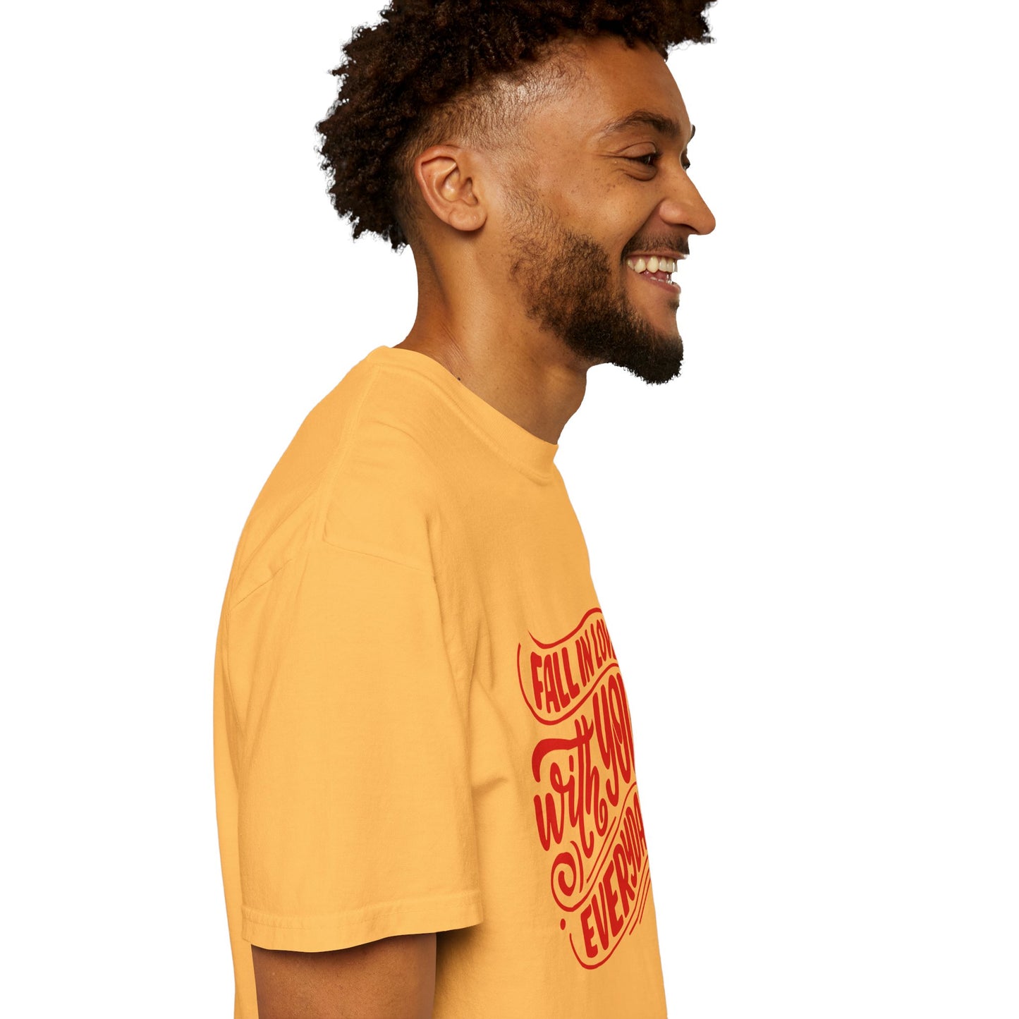 Fall in Love with YOU Quote T-shirt for Couples, Valentine's Day, Gifts for Him/Her, Casual Everyday Wear, Comfortable Unisex Tee