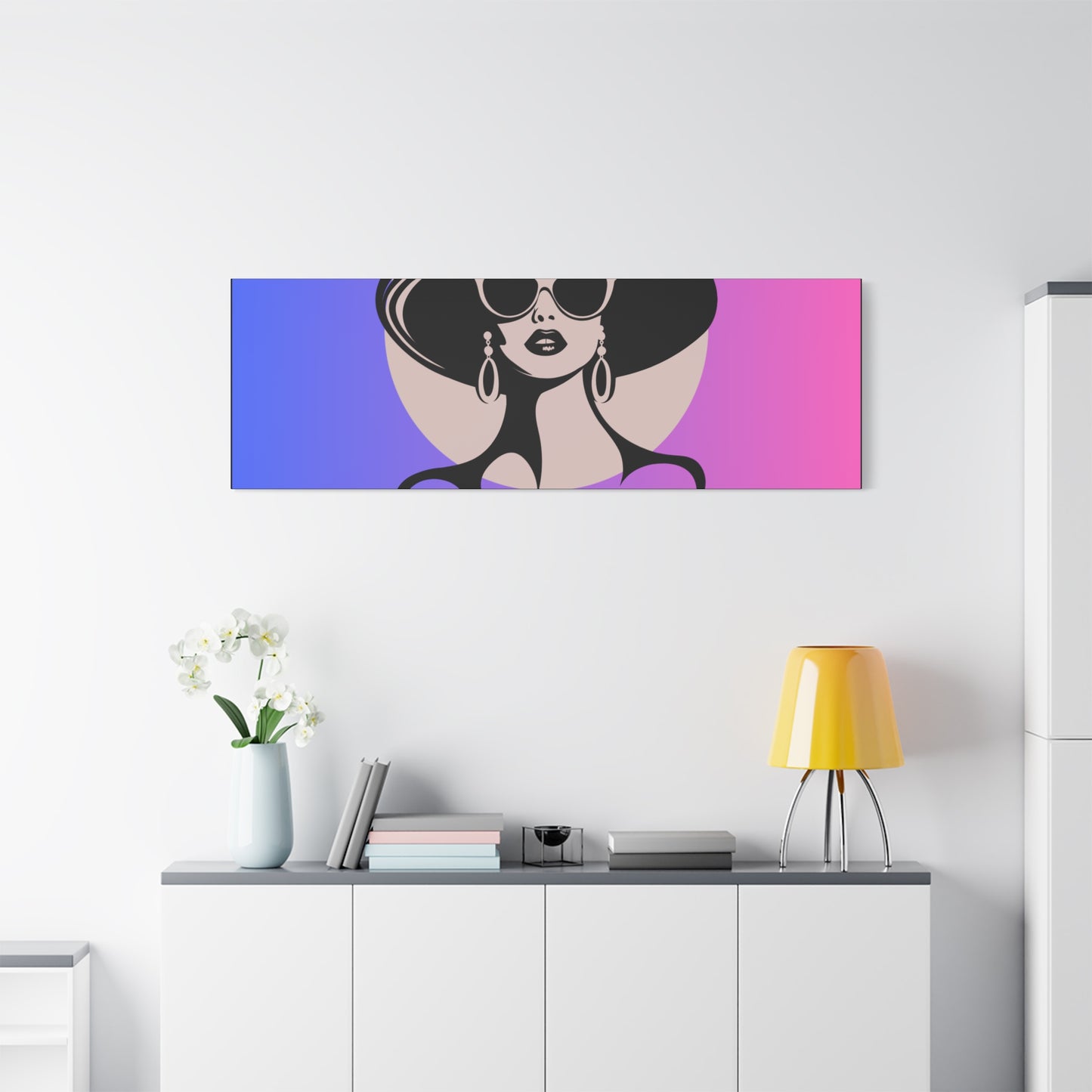 Fashionista Matte Canvas Wall Art, chic home decor, stylish gift for fashion lovers, wall decor, modern art piece, unique artwork