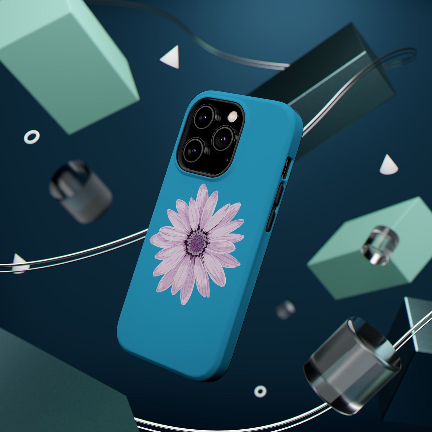 Magnetic Phone Cases with Floral Design, Impact-Resistant Accessories, Stylish Tech Protection, Gifts for Her, Unique Cell Phone Cases