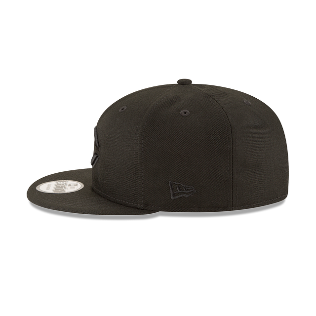 Cincinnati Reds - 9Fifty Basic Snapback Black on Black Hat, New Era