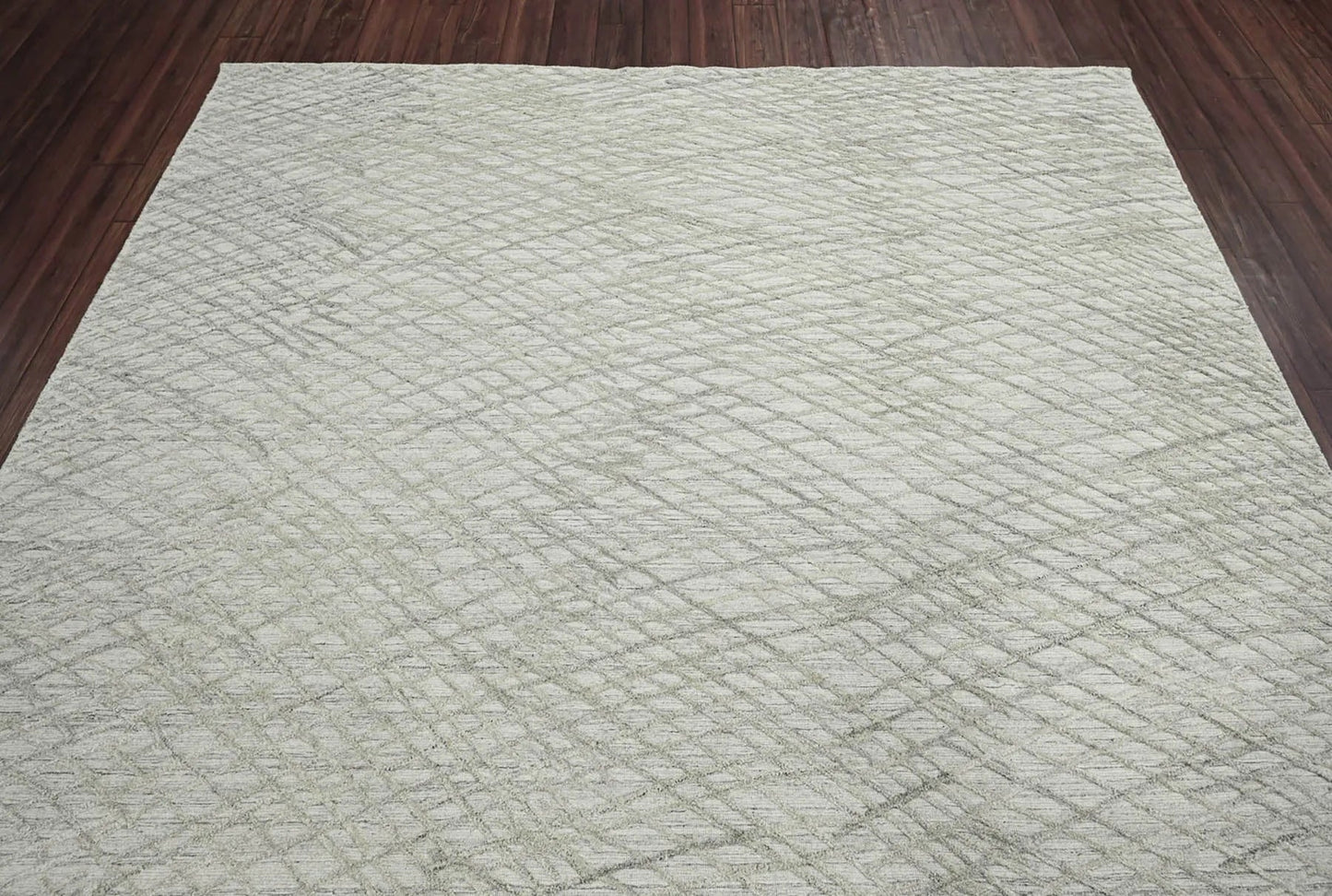 8x10 Gray LoomBloom Hand Knotted Modern & Contemporary Textured Tibetan 100% Wool Oriental Area Rug-4