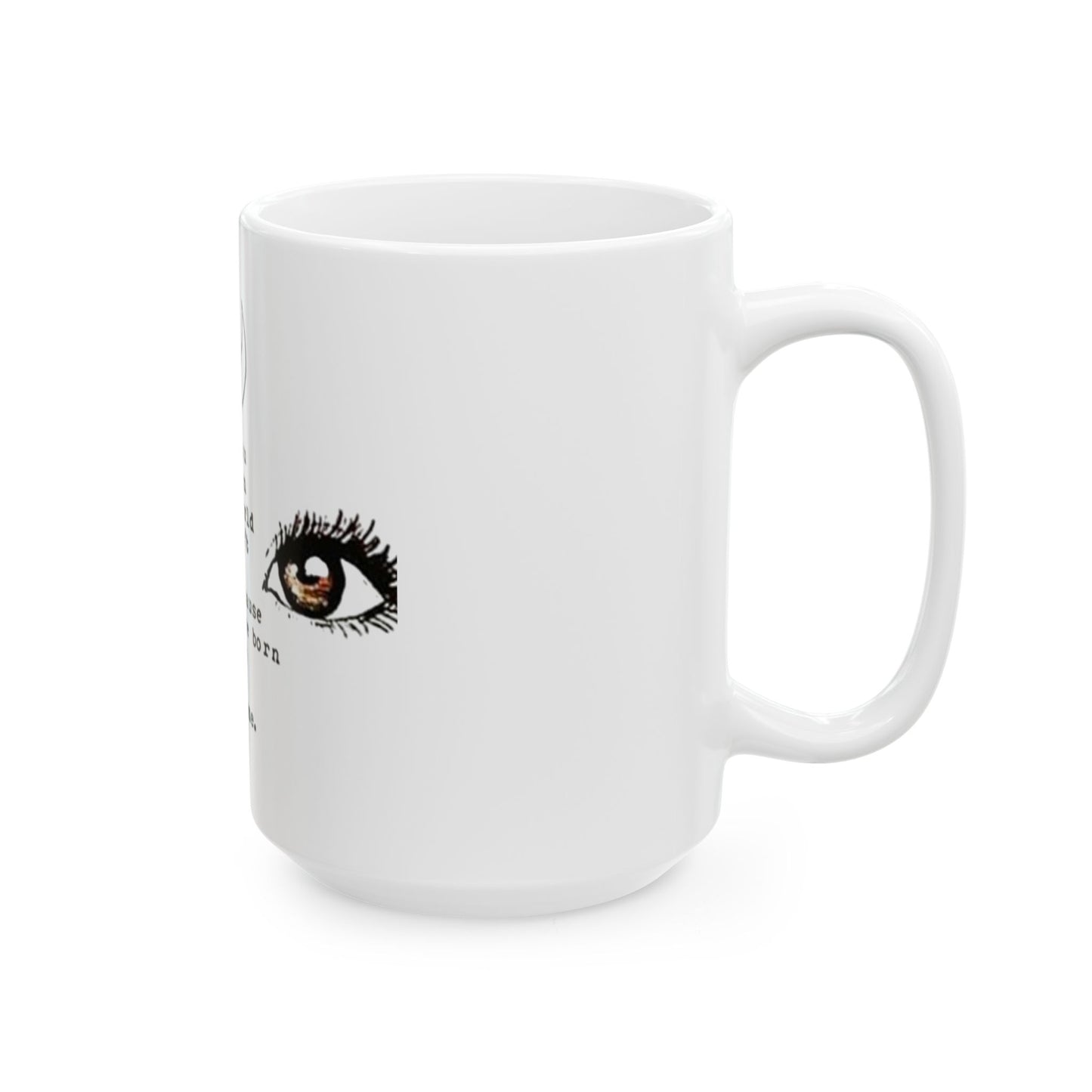 Inspirational Quotes Ceramic Mug, Born to Stand Out Motivational Coffee Cup, Unique Gift for Creatives, 11oz & 15oz Sizes, Perfect for Home or Office