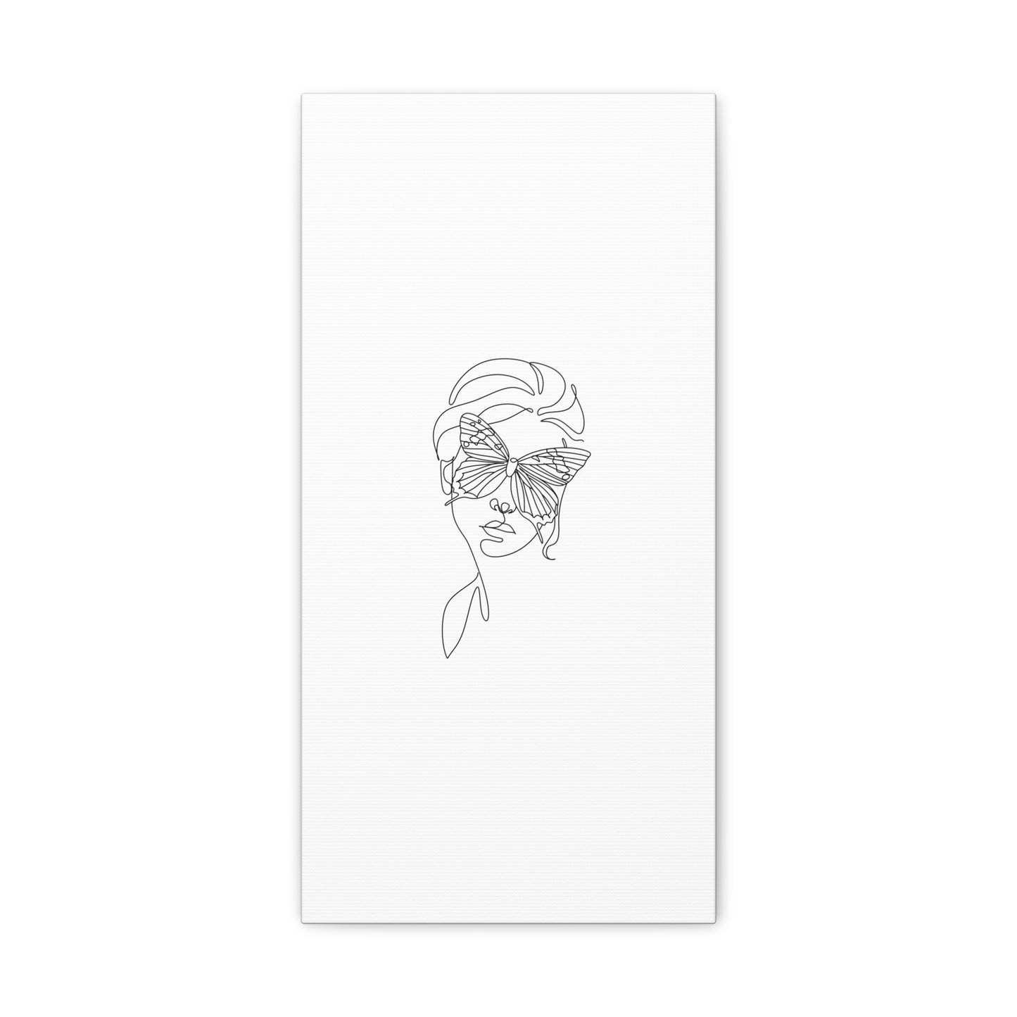 Minimalist Butterfly Canvas Art, Modern Home Decor, Gift for Nature Lovers, Wall Art for Women, Inspirational Wall Art