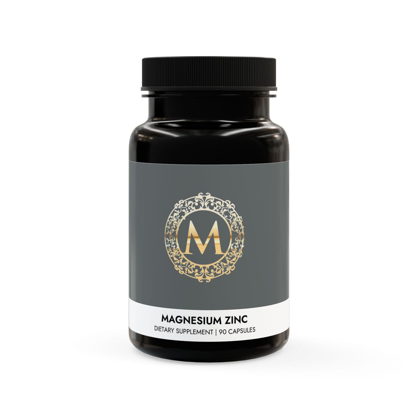 Herbal Berry Magnesium Zinc Supplement (VEGAN - 90 Capsules)