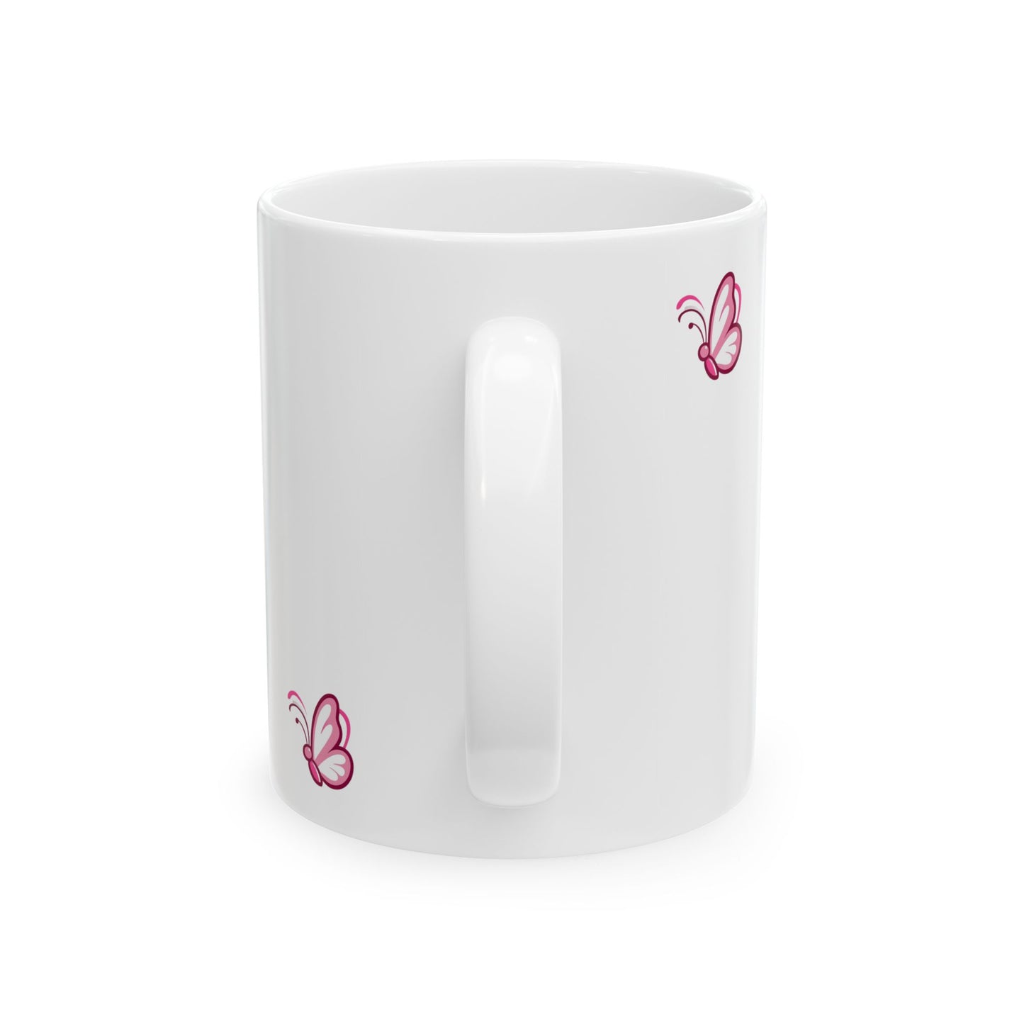 Elegant Butterfly Woman Line Art Ceramic Mug with Butterfly Accents, Perfect Gift for Coffee Lovers, Home Decor, Mother's Day, Self-Care