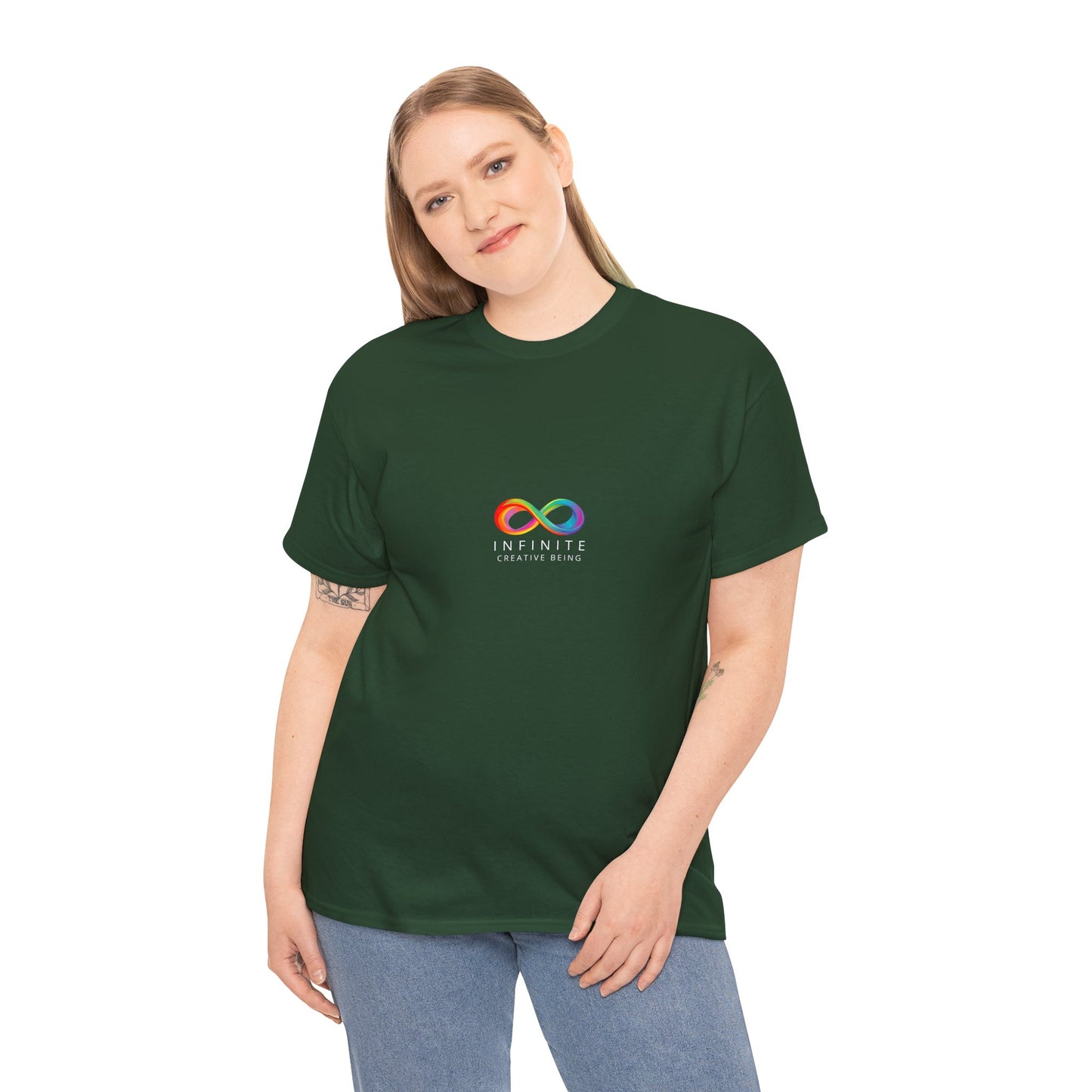Colorful Infinite Creative Being Unisex Tee, Inclusive Fashion, Everyday Casual Wear, Gift for Friends