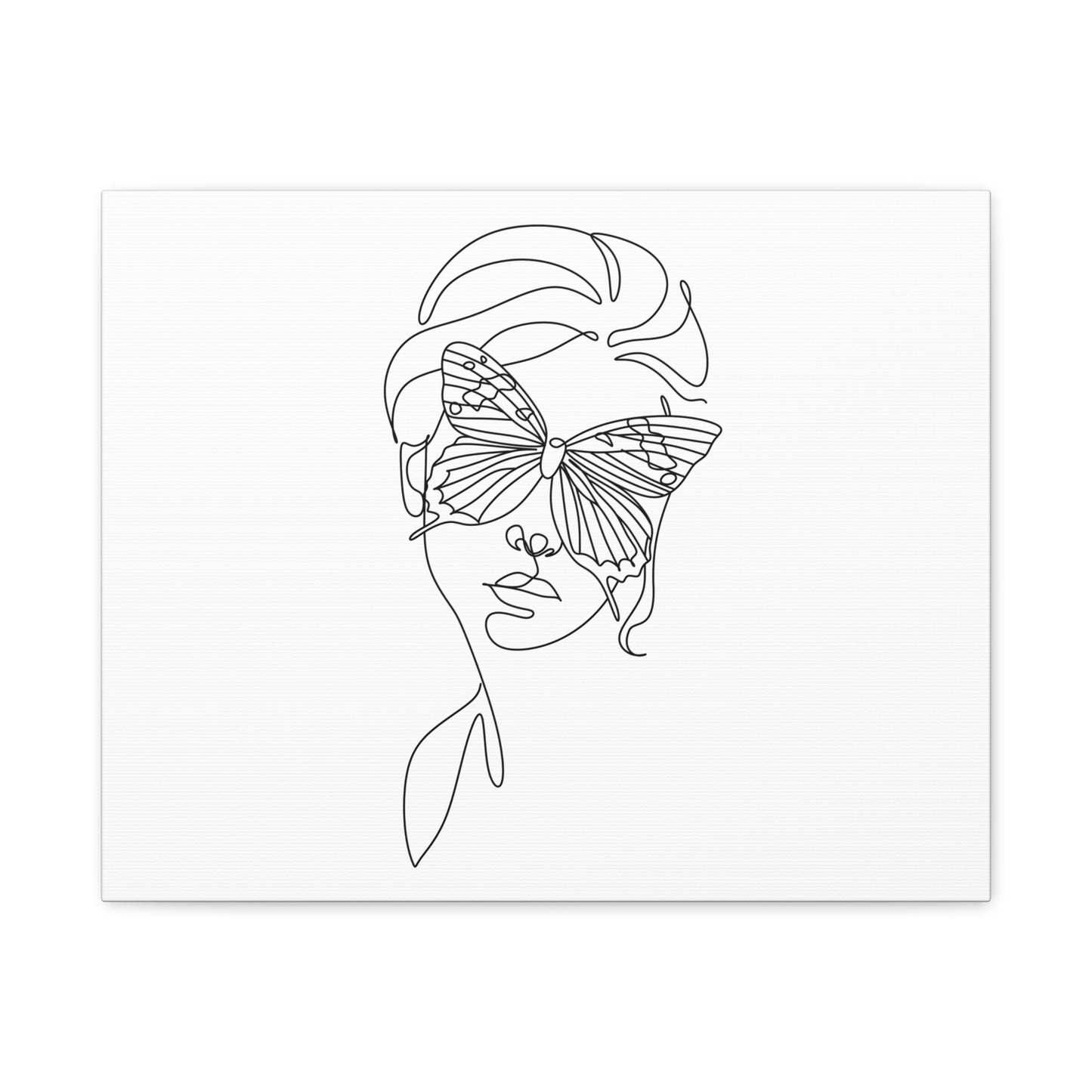Minimalist Butterfly Canvas Art, Modern Home Decor, Gift for Nature Lovers, Wall Art for Women, Inspirational Wall Art