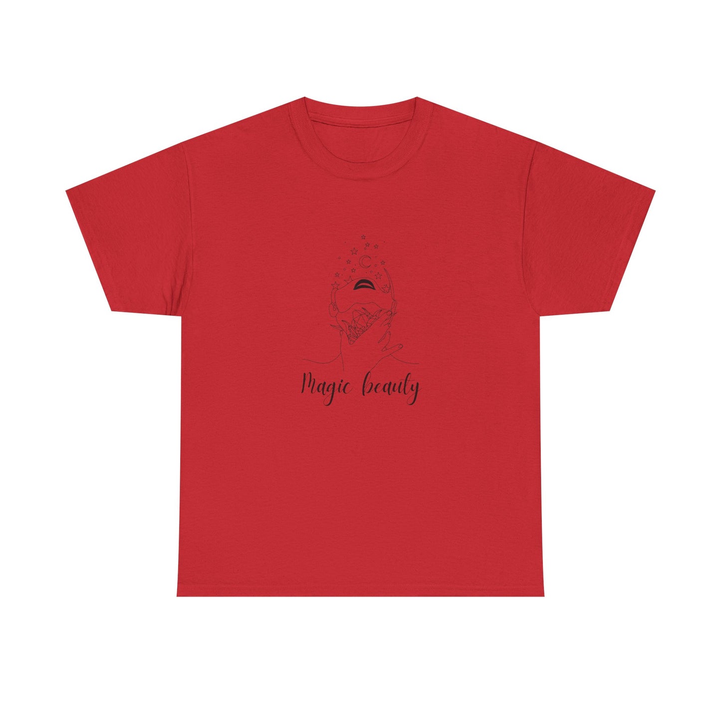 100% Heavy Cotton Tee - Magical Beauty Graphic Tee, Casual Everyday Wear, Gift for Her, Eco-Friendly Fashion, Summer Wardrobe Essential