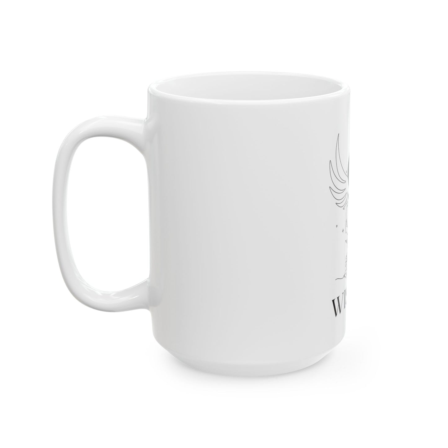 Wisdom Themed Ceramic Mug - Empowering Gift for Coffee Lovers, Inspirational Coffee Cup, Unique Home Decor, Perfect for Birthdays, Self-Care